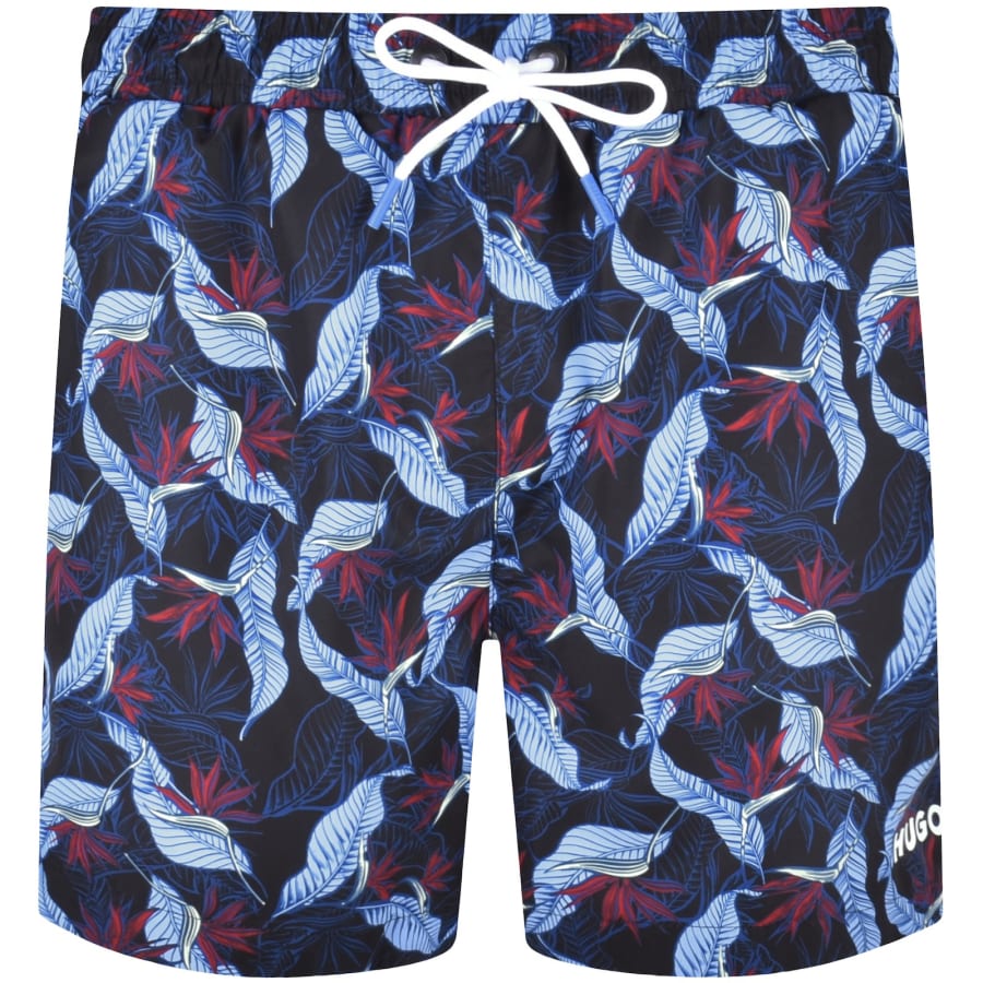 Image number 1 for HUGO Calala Swim Shorts Navy