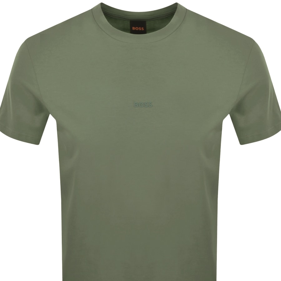 Image number 2 for BOSS TChup Logo T Shirt Green