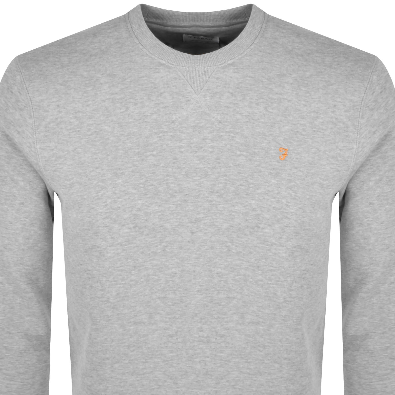 Farah Vintage Tim Sweatshirt Grey In Grey