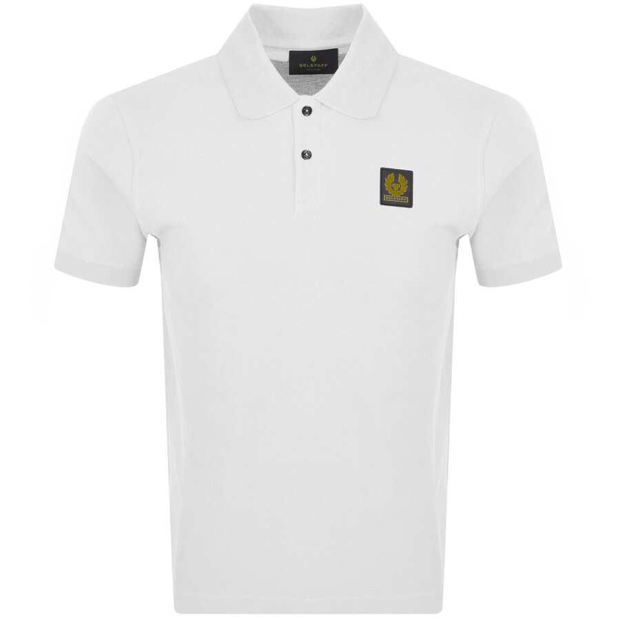 Belstaff Short Sleeve Polo T-shirt In White