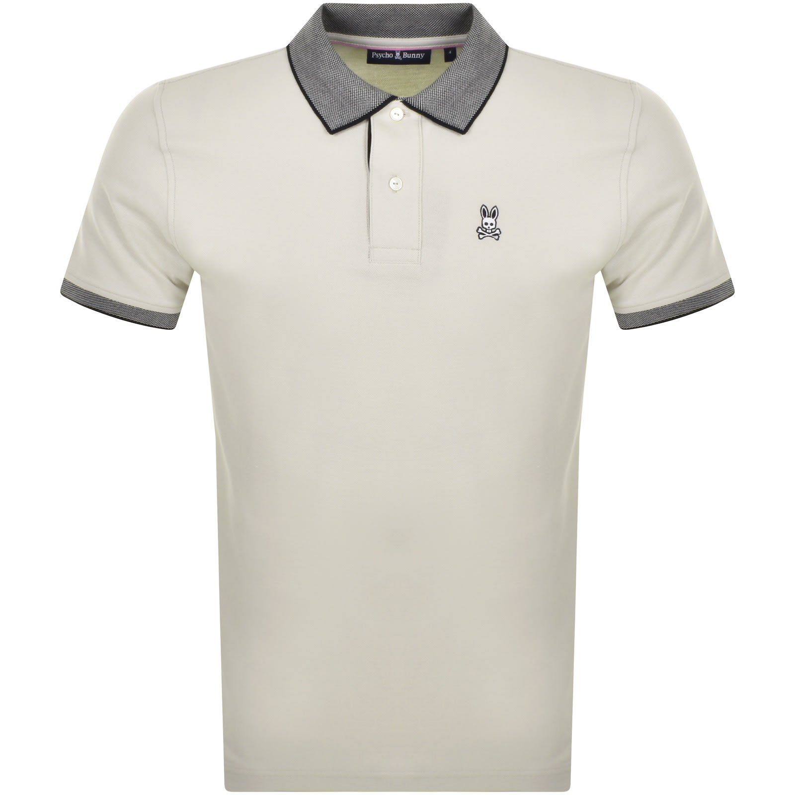 Shop Psycho Bunny Southport Pique Polo T Shirt Grey