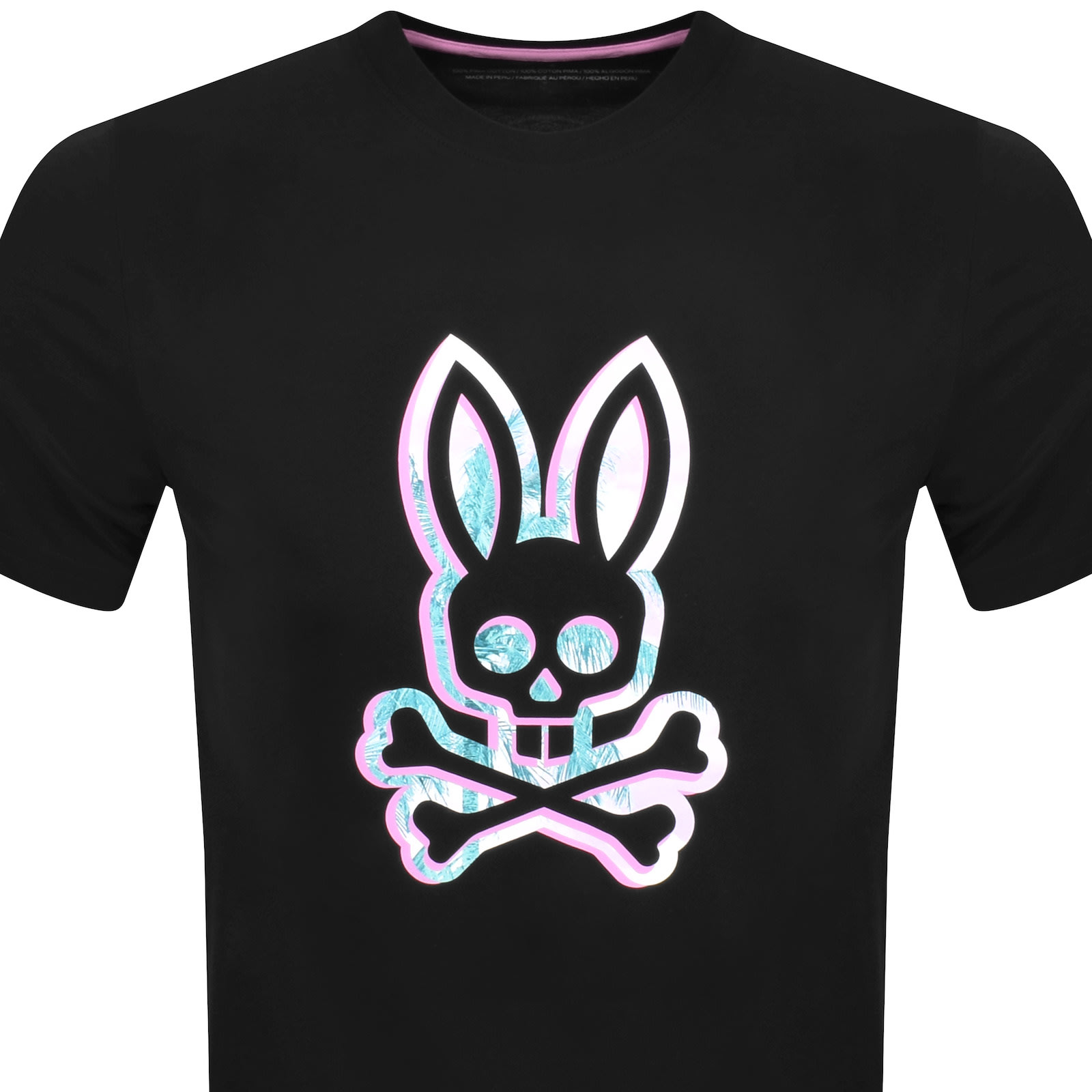 Shop Psycho Bunny Leonard Graphic T Shirt Black