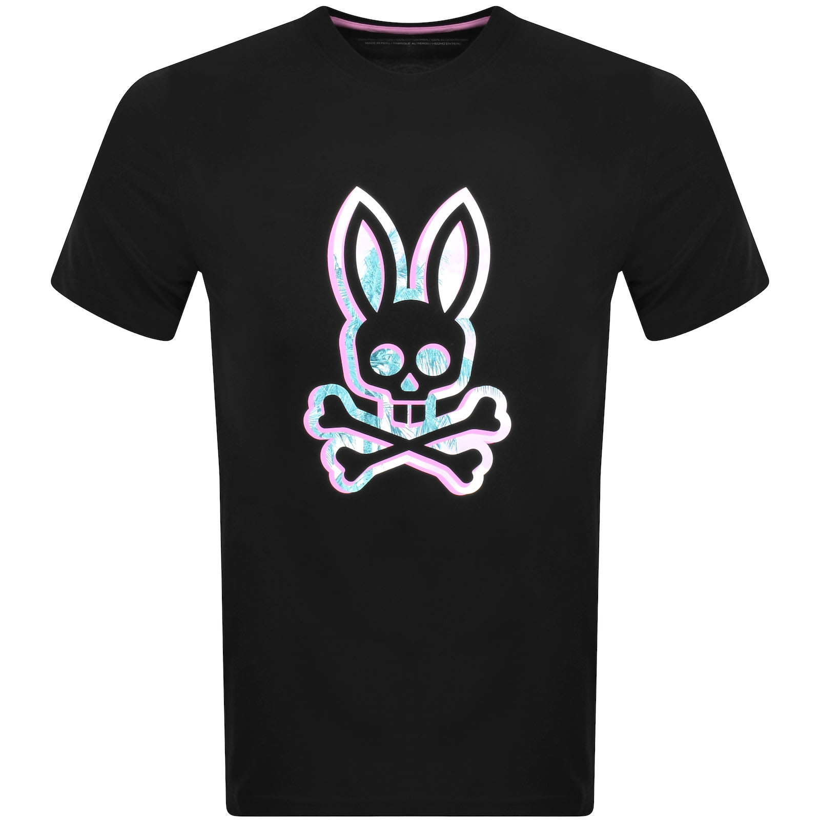 Shop Psycho Bunny Leonard Graphic T Shirt Black