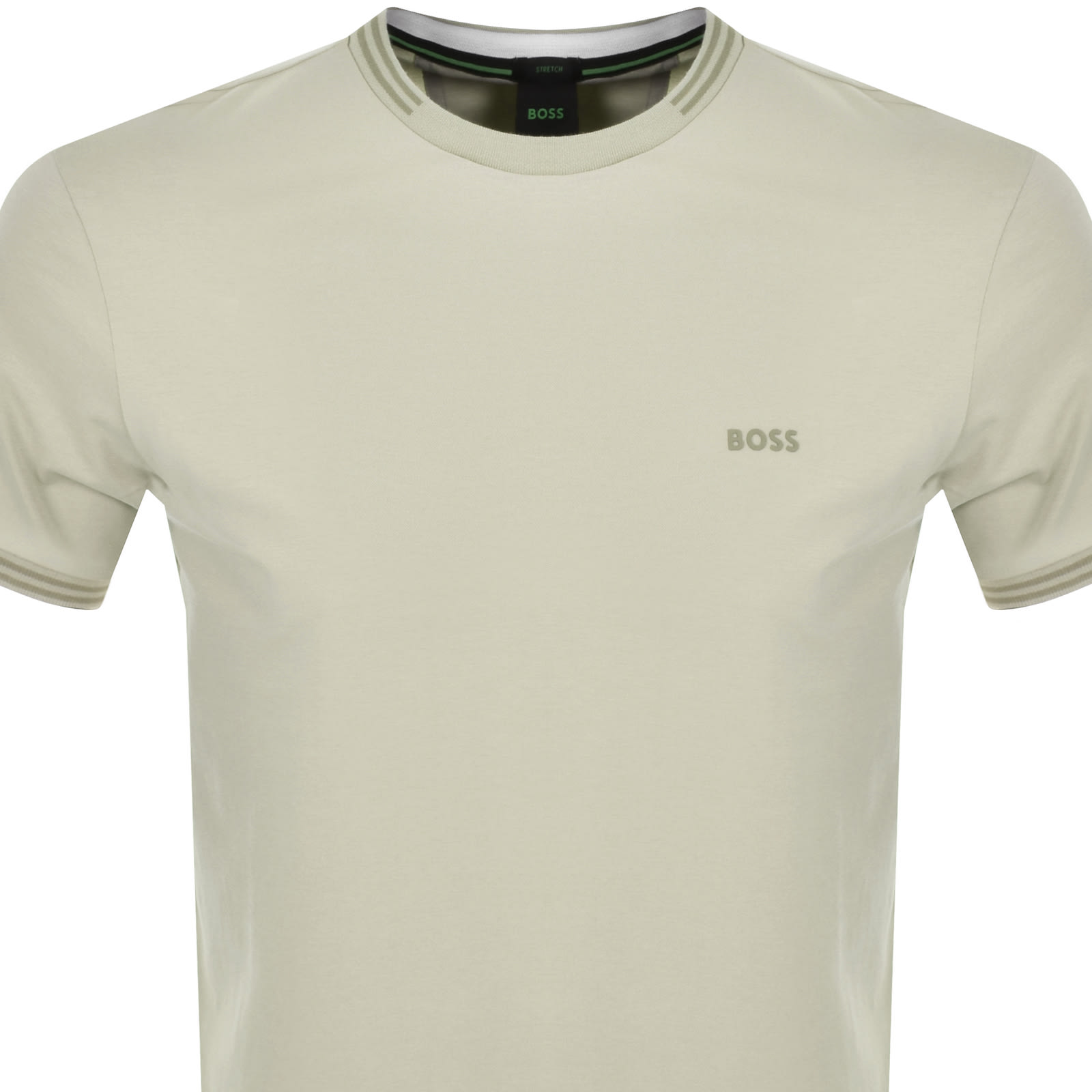 Shop Boss Athleisure Boss Taul T Shirt Beige