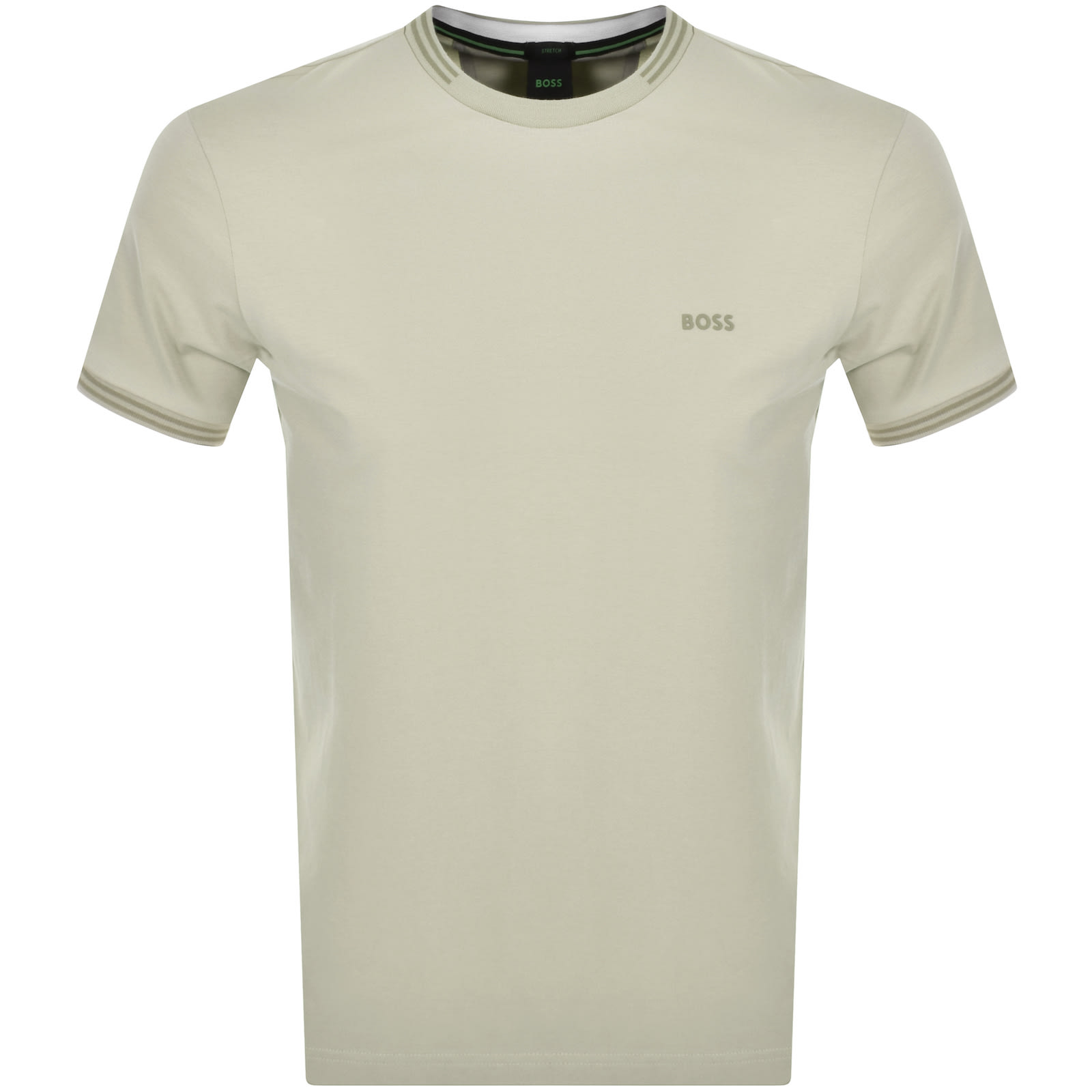 Shop Boss Athleisure Boss Taul T Shirt Beige