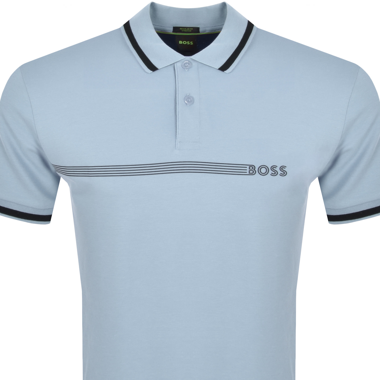 Shop Boss Athleisure Boss Paddy 1 Polo T Shirt Blue