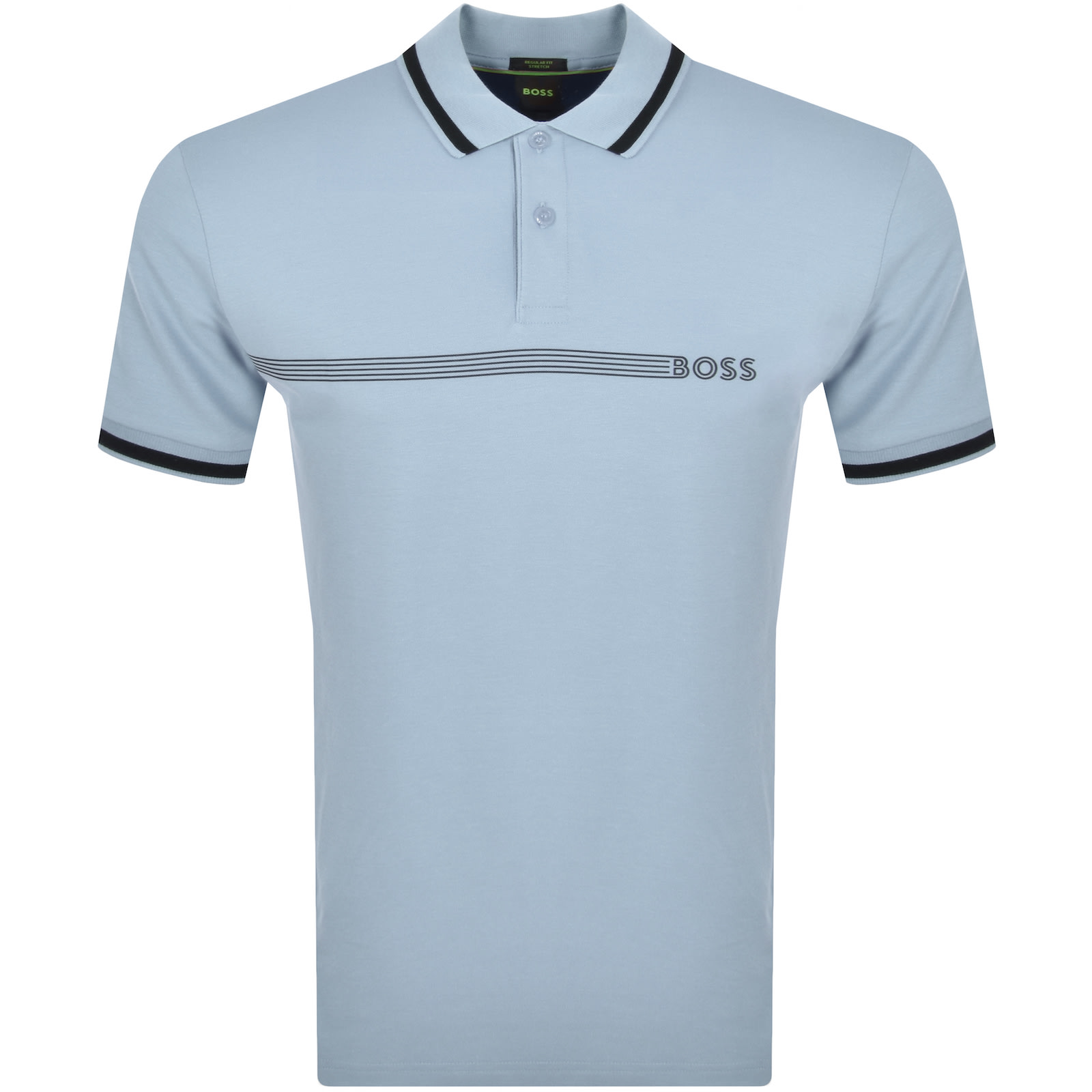 Shop Boss Athleisure Boss Paddy 1 Polo T Shirt Blue