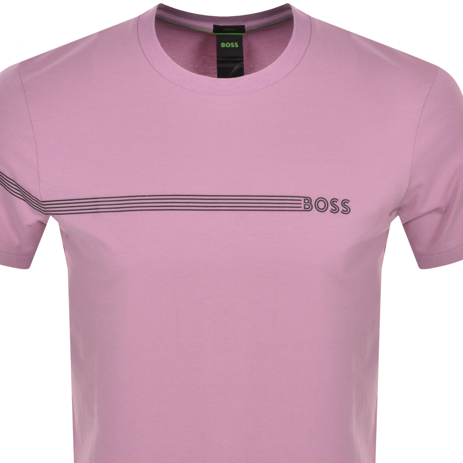 BOSS ATHLEISURE BOSS TEE 5 T SHIRT PURPLE 