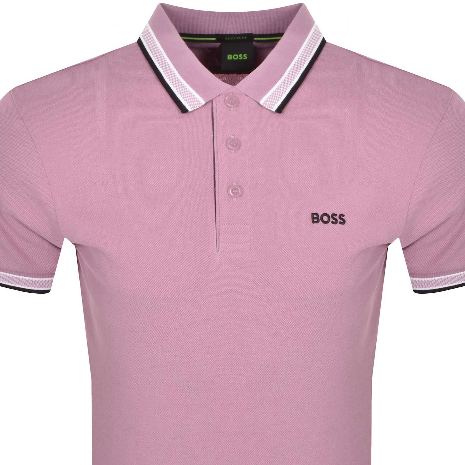 BOSS ATHLEISURE BOSS PADDY POLO T SHIRT PURPLE 