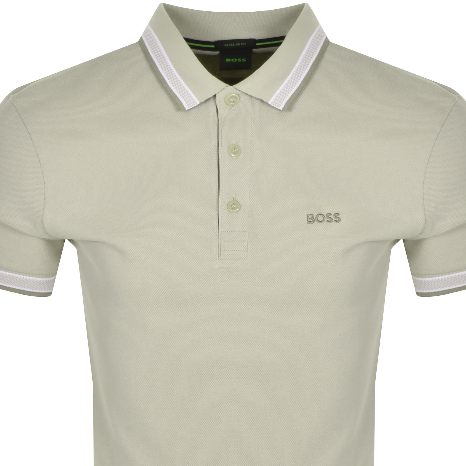 Shop Boss Athleisure Boss Paddy Polo T Shirt Beige