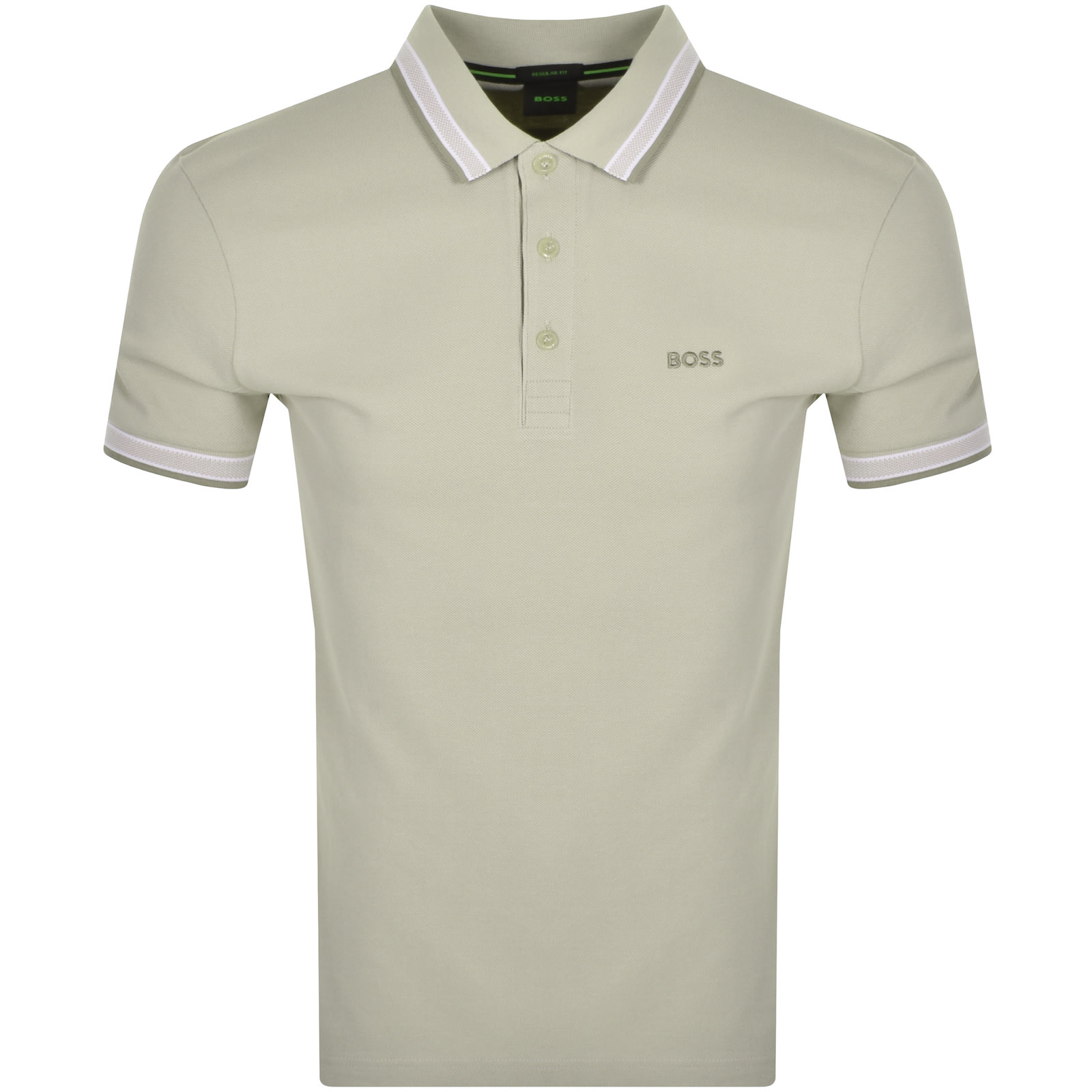 Shop Boss Athleisure Boss Paddy Polo T Shirt Beige