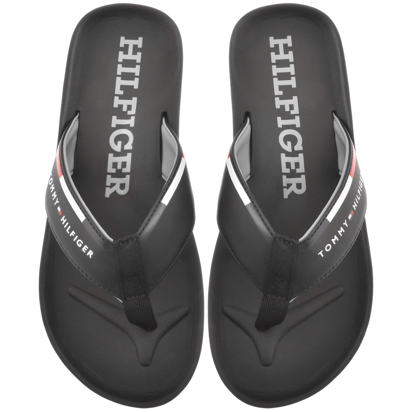 Shop Tommy Hilfiger Beach Flip Flops Black