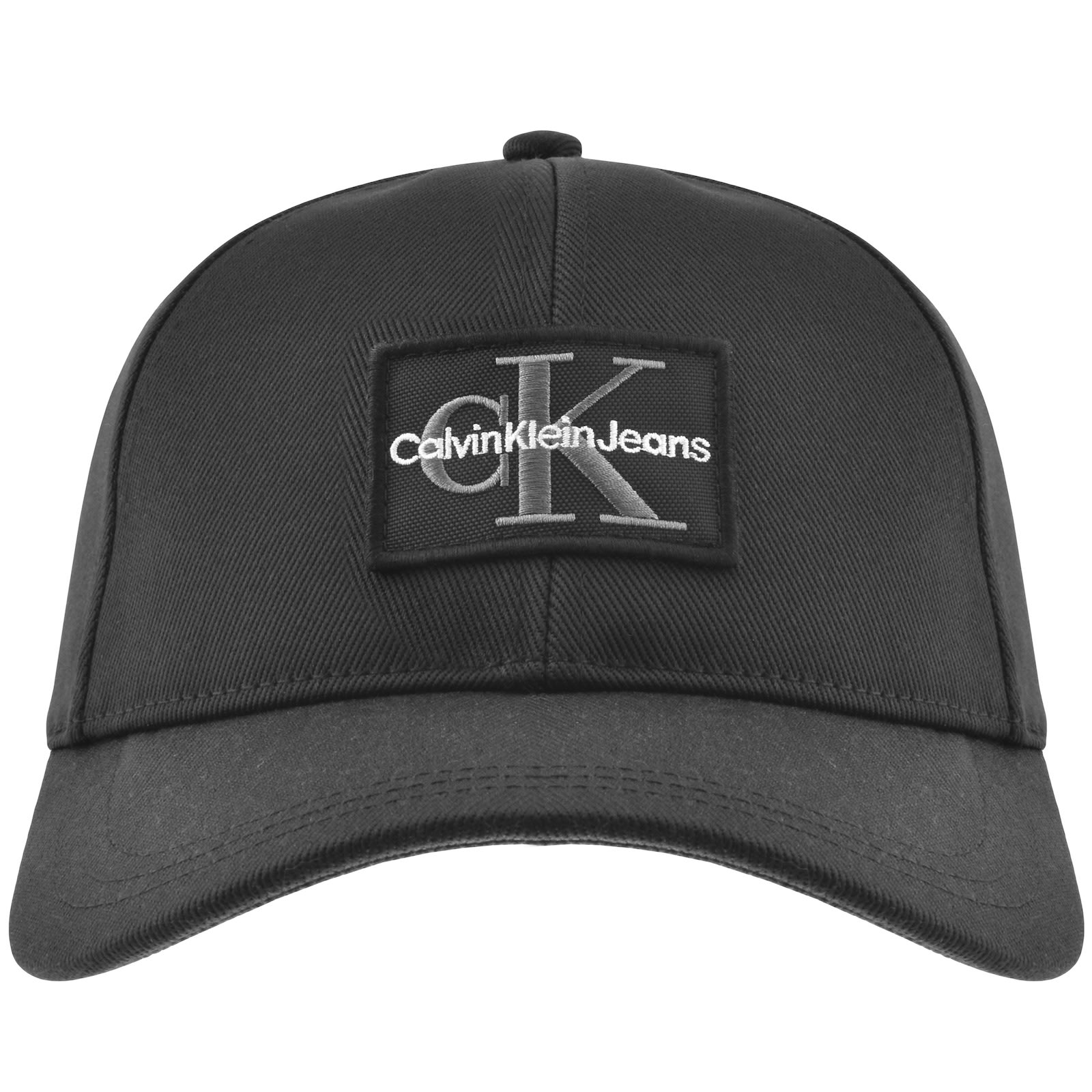 Shop Calvin Klein Jeans Patch Logo Cap Black