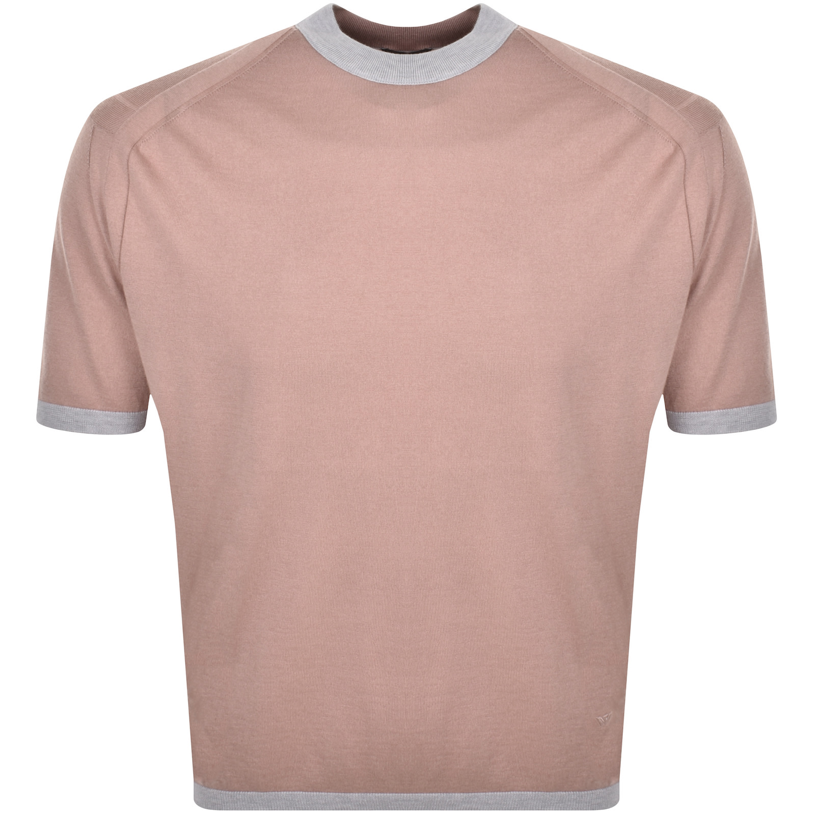 Armani Collezioni Emporio Armani Knitted Pullover T Shirt Red In Red