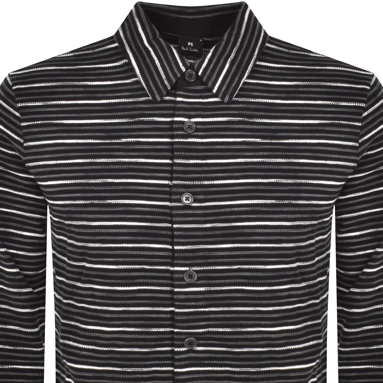 Paul Smith Long Sleeve Regular Fit Shirt Black In Black