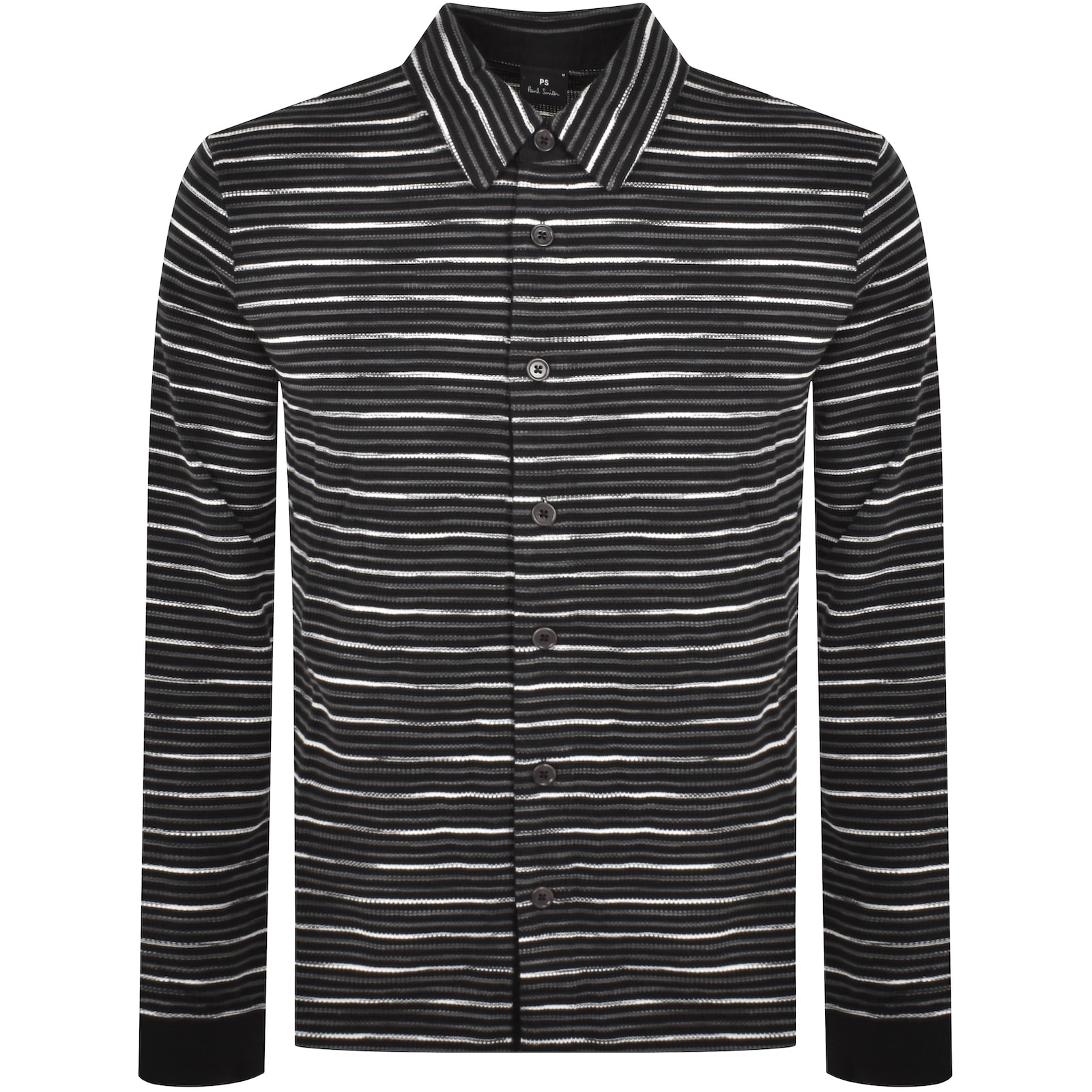 Paul Smith Long Sleeve Regular Fit Shirt Black In Black