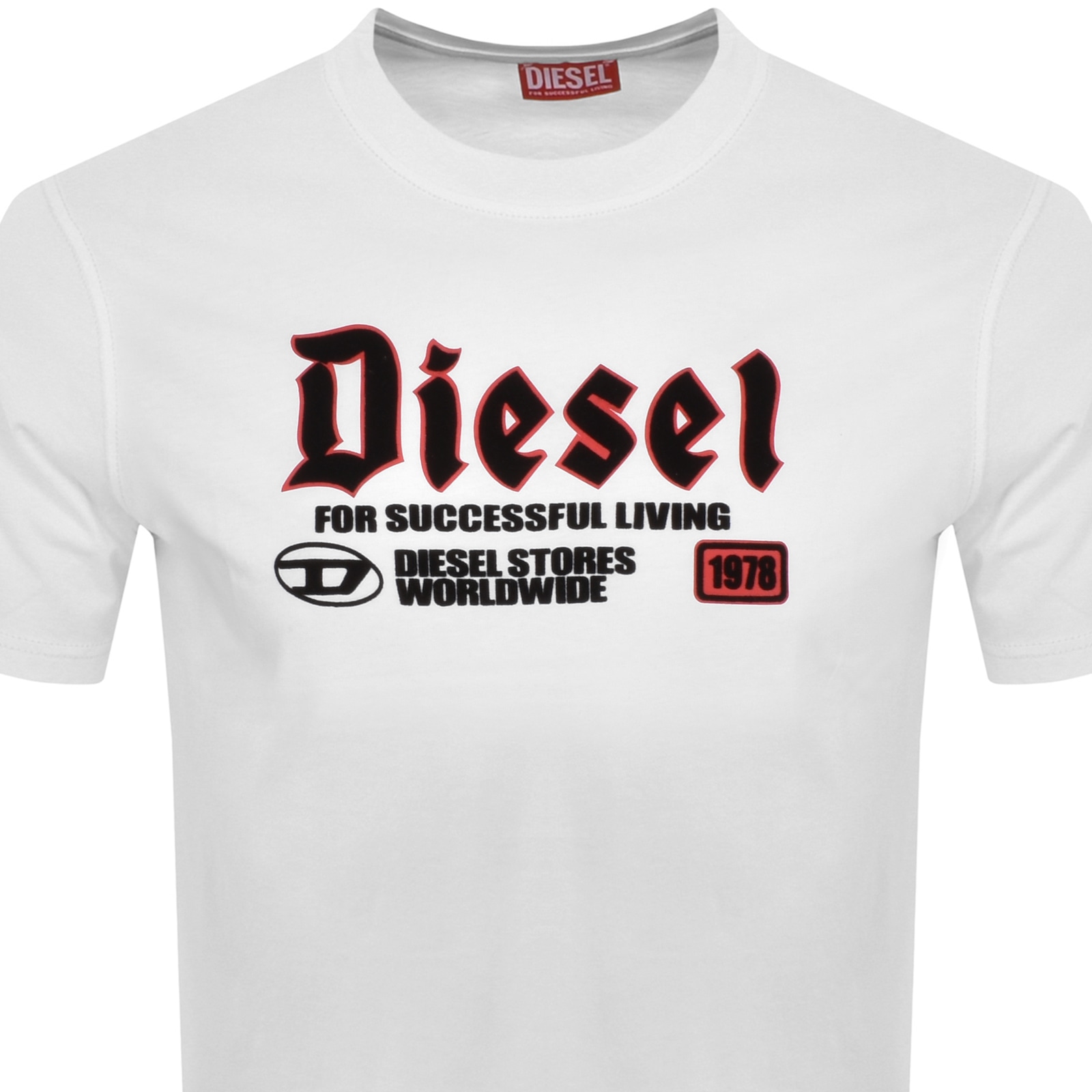 Shop Diesel T Adjust K1 T Shirt White