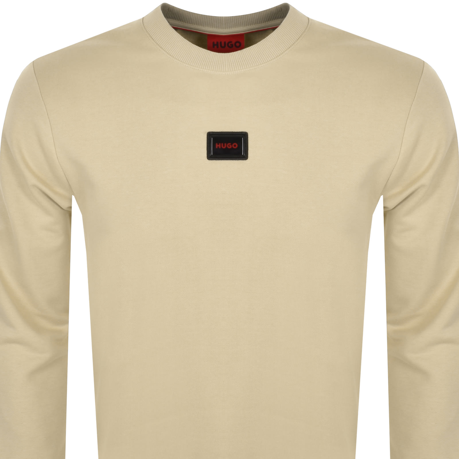 Shop Hugo Diragol Gel Sweatshirt Beige