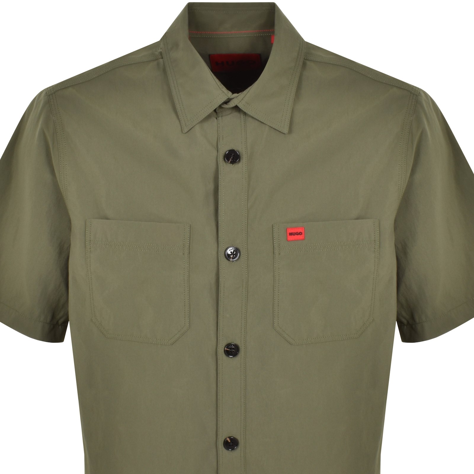 Shop Hugo Short Sleeved Eratino Shirt Green