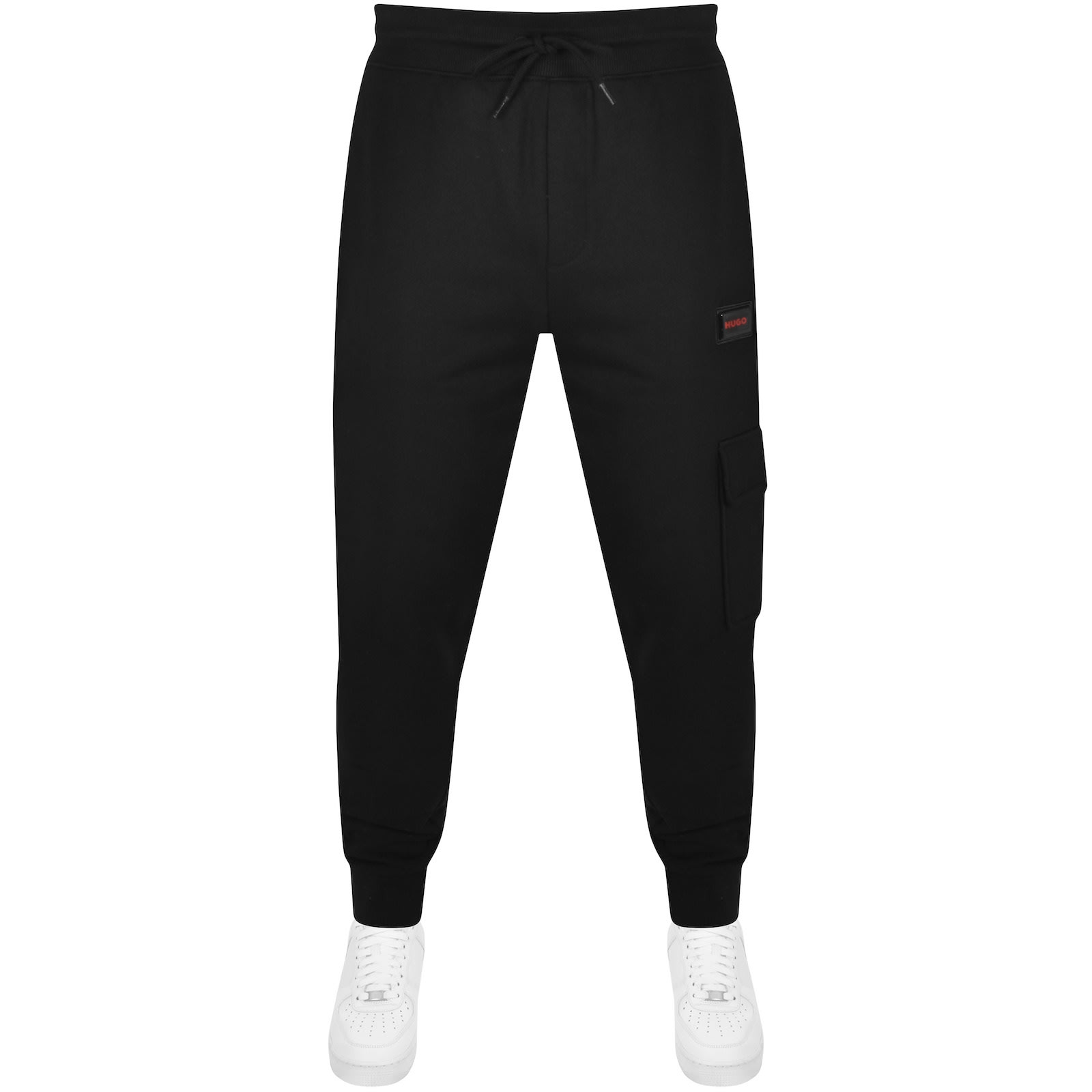 Shop Hugo Dwellrom Gel Joggers Black