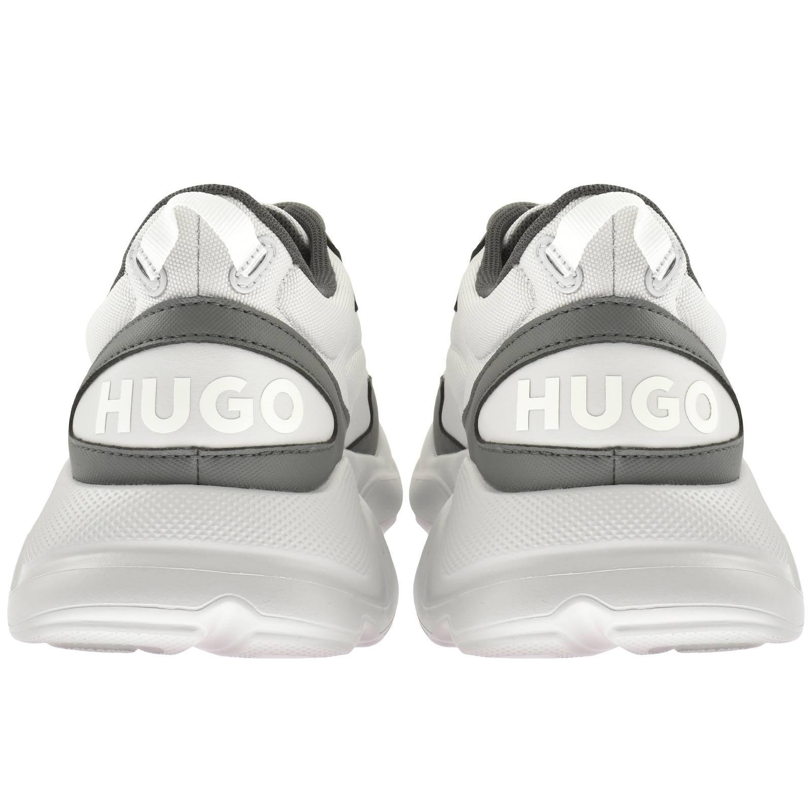 Shop Hugo Leon Runner Trainers Grey