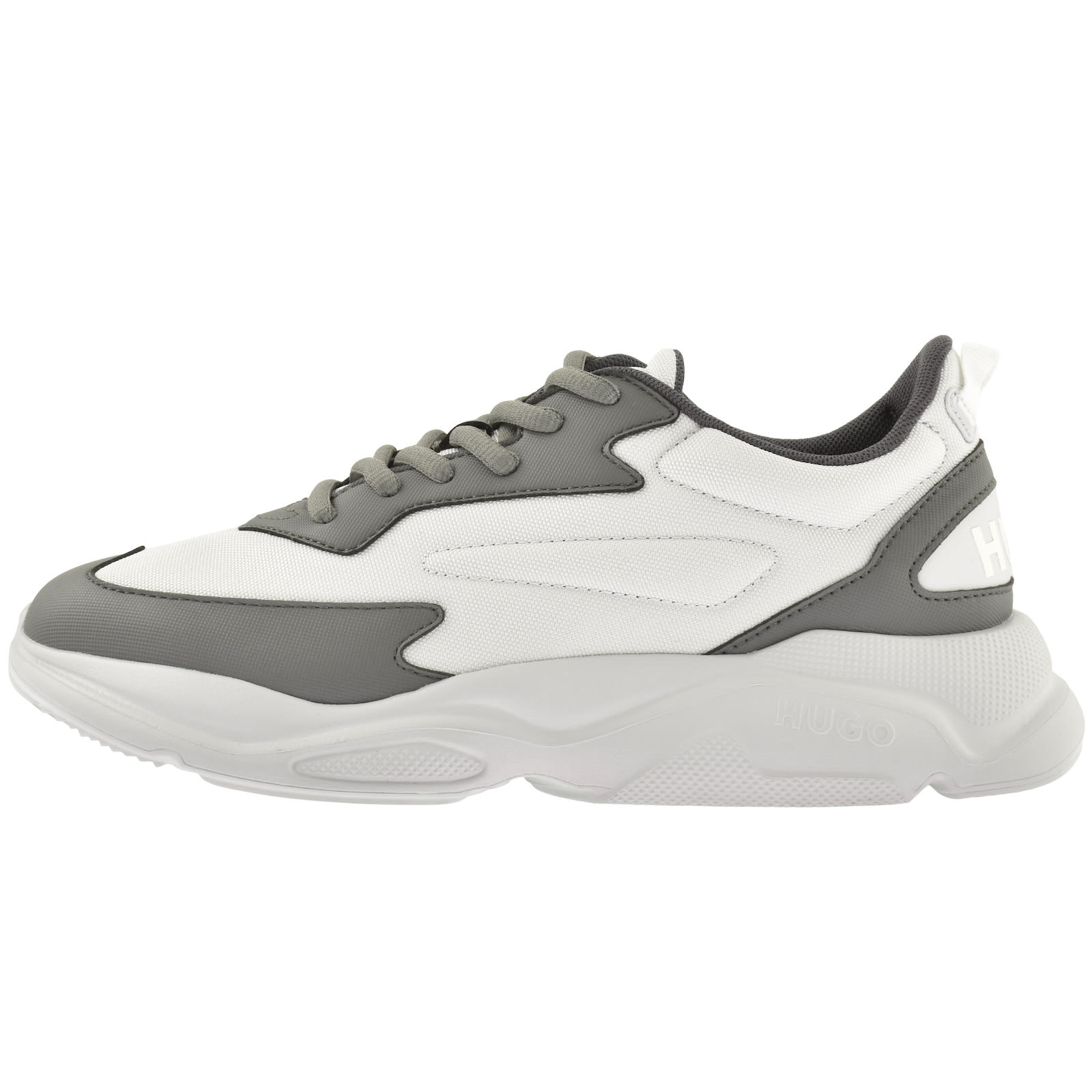 Shop Hugo Leon Runner Trainers Grey