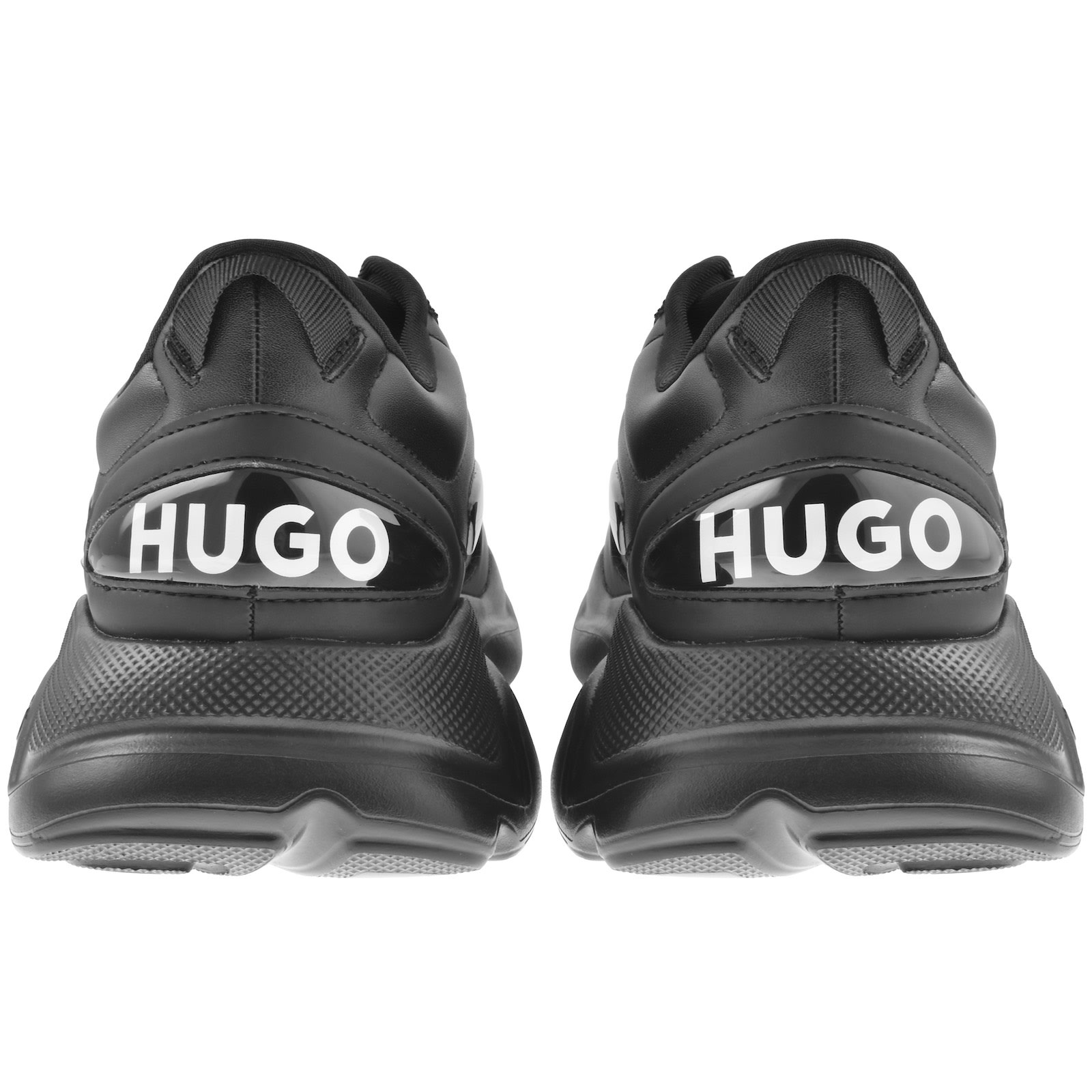 Shop Hugo Leon Runner Trainers Black