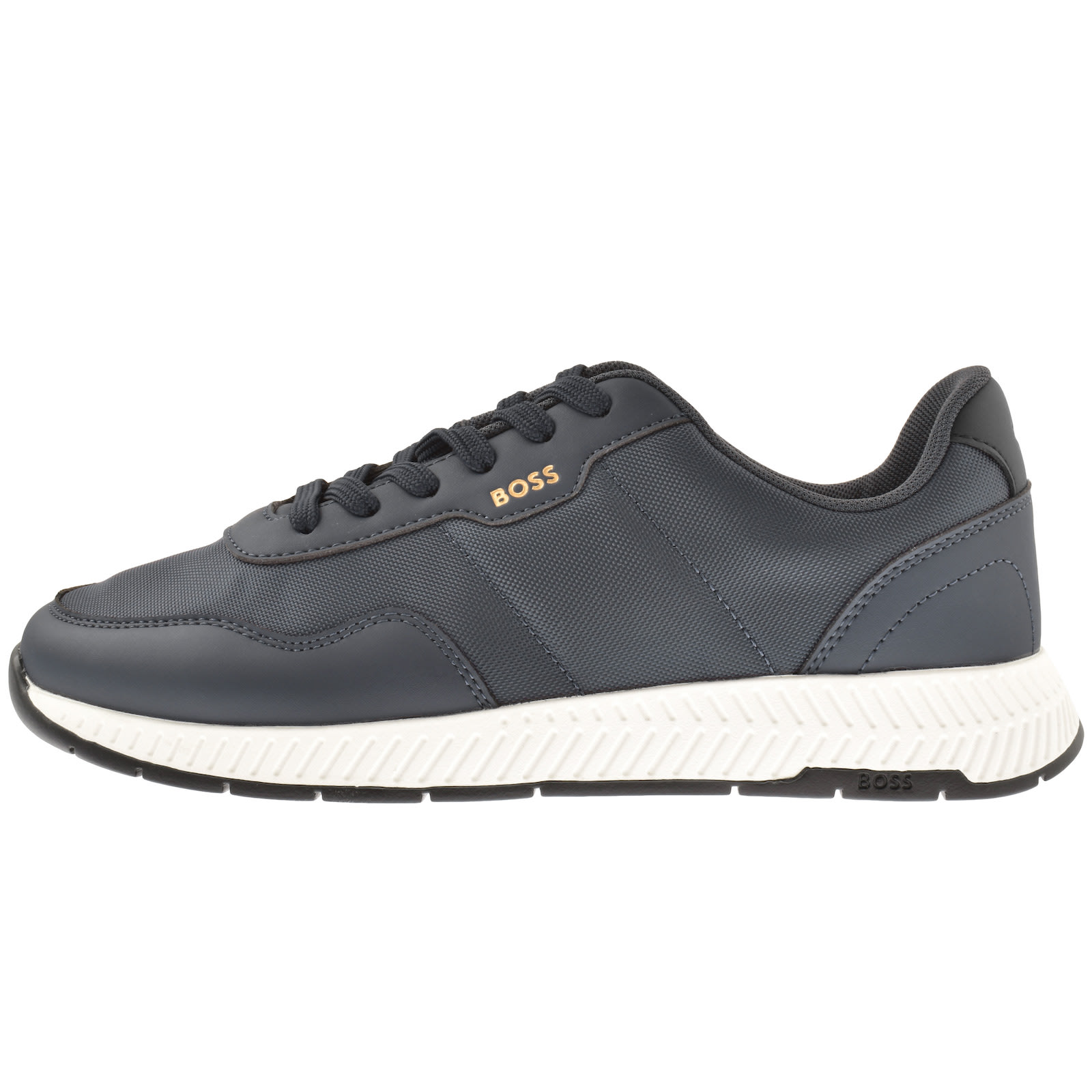 Shop Boss Business Boss Titanium Runn Trainers Navy