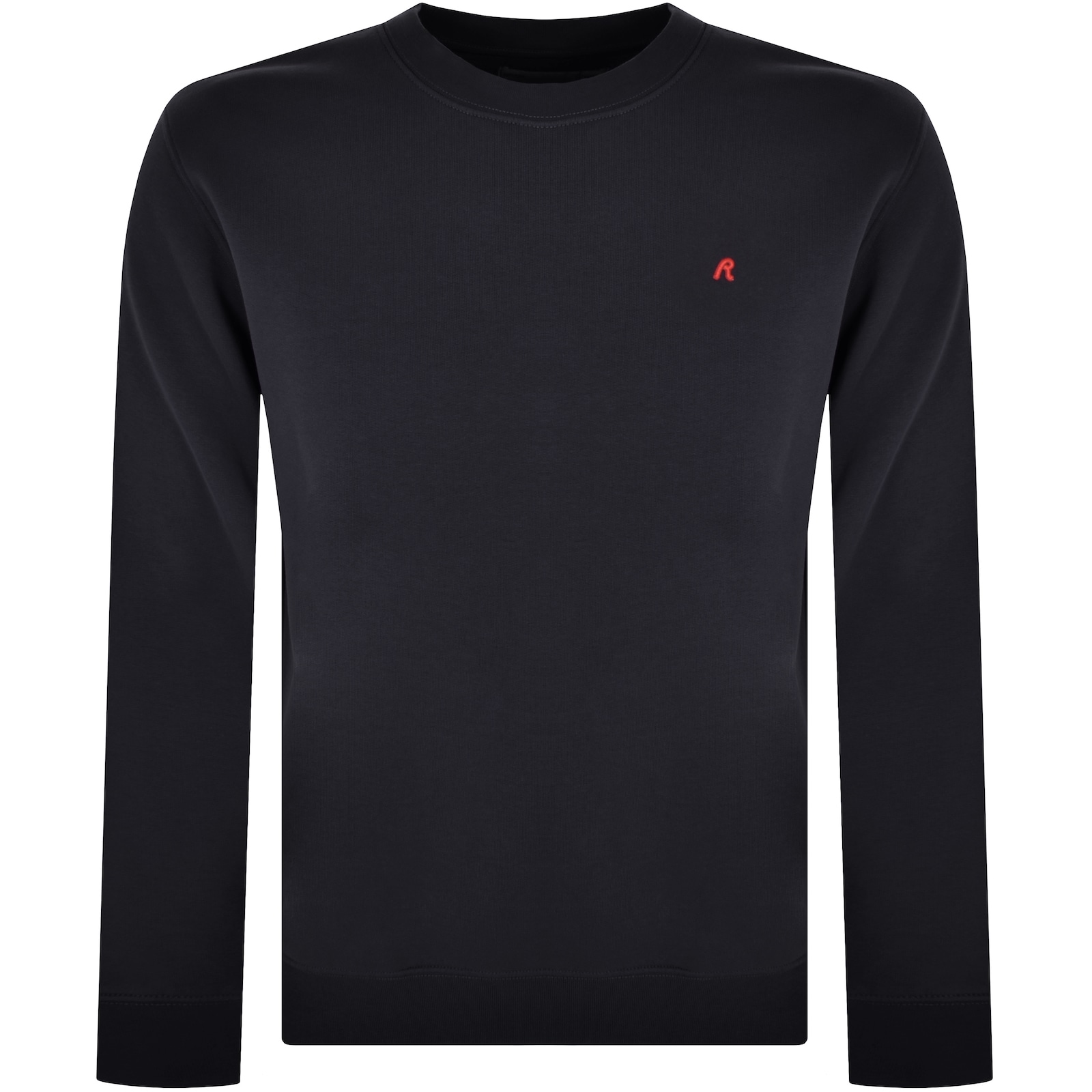 Shop Replay Crew Neck Sweatshirt Navy