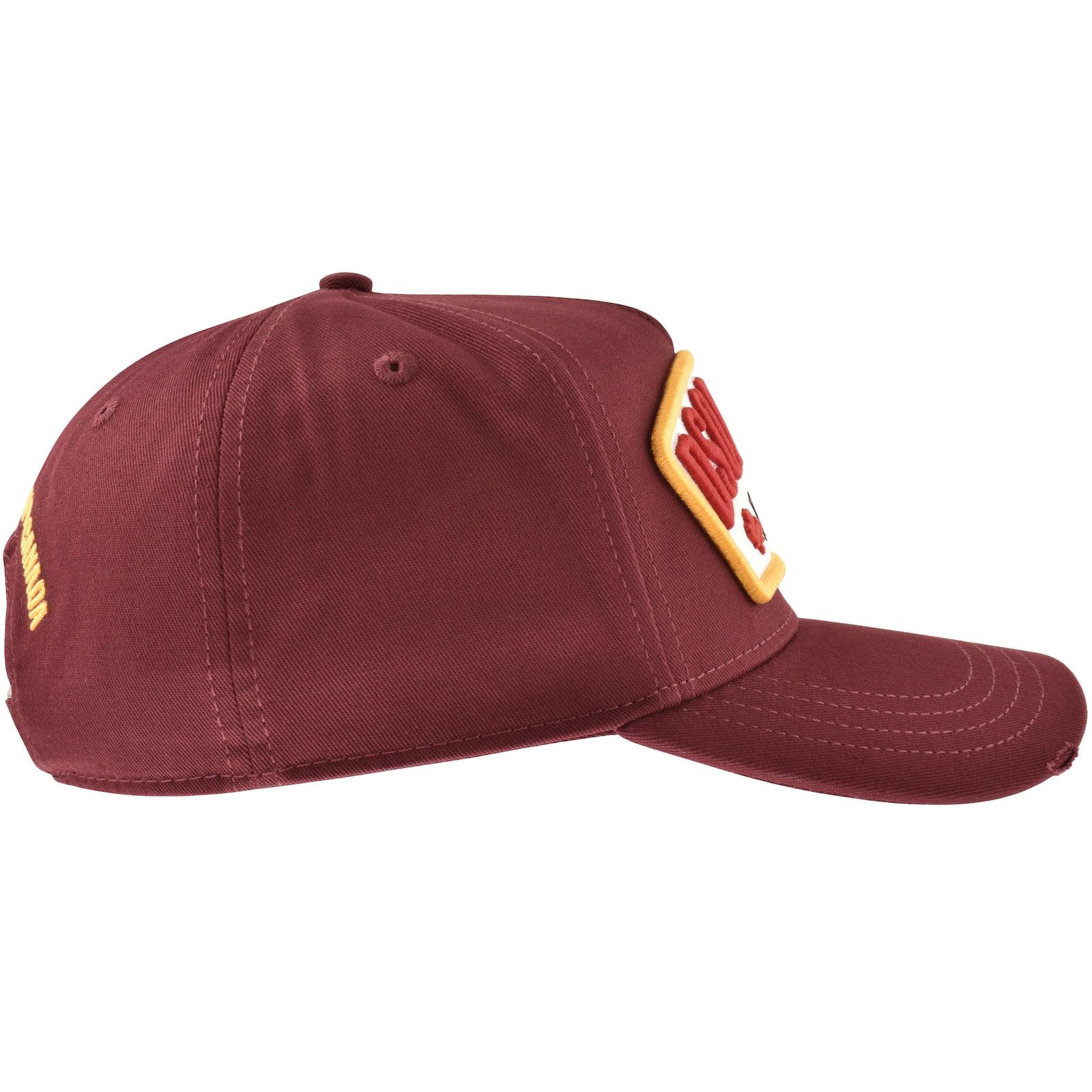 Shop Dsquared2 Baseball Cap Burgundy