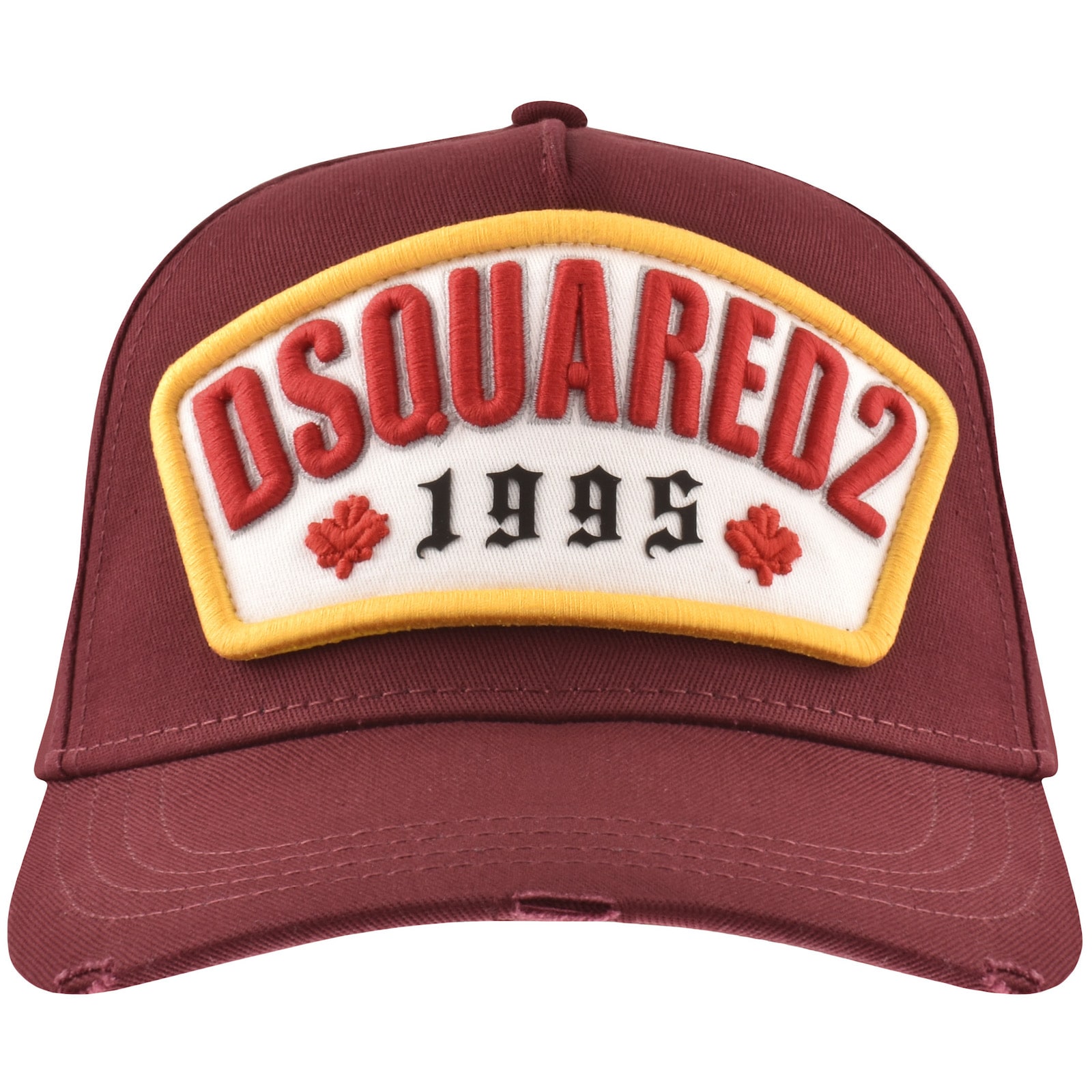 Shop Dsquared2 Baseball Cap Burgundy