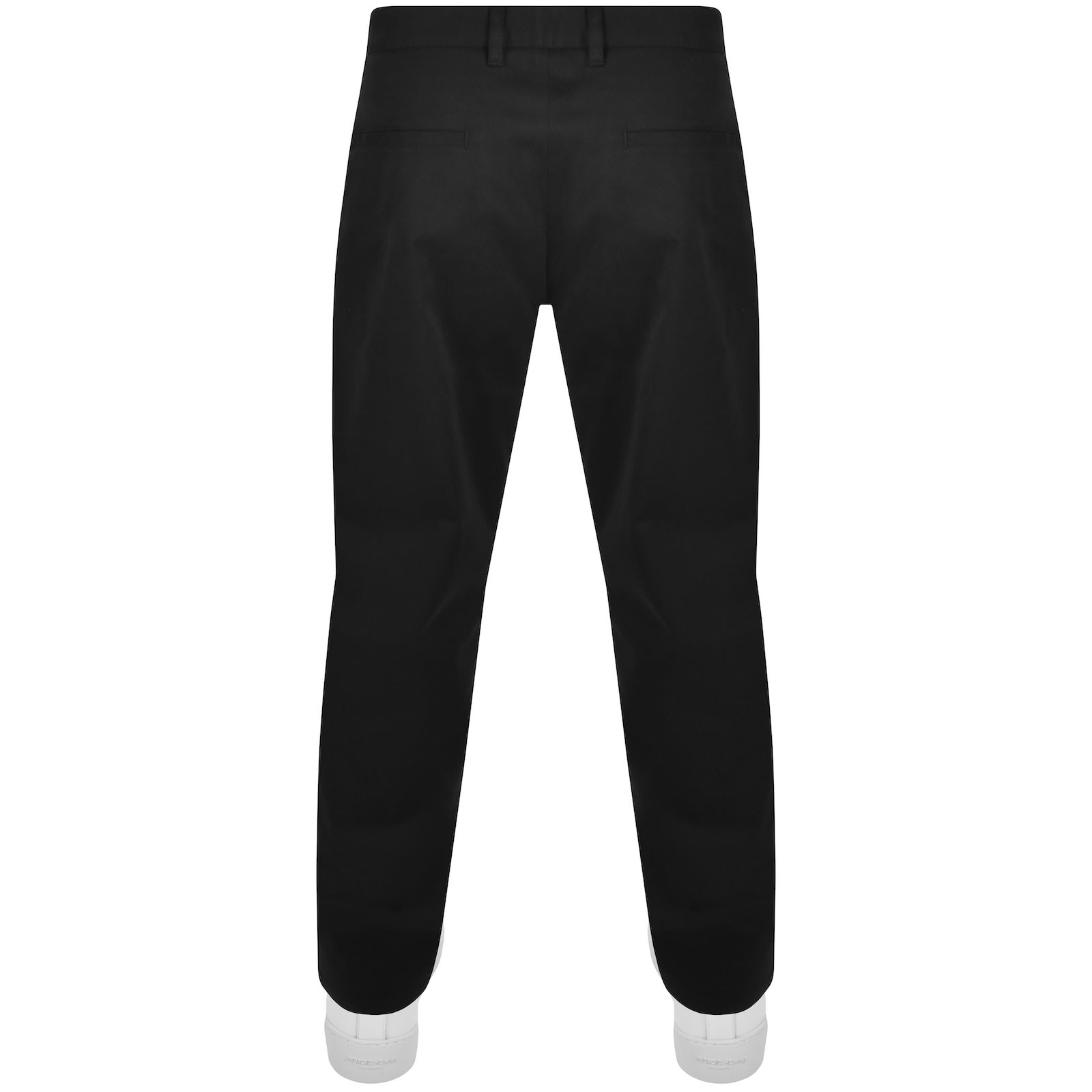 Moschino Cotton Gabardine Trousers Black In Black