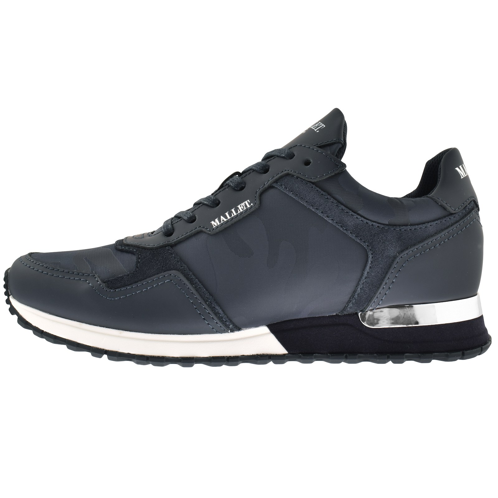 Shop Mallet Lowman Trainers Navy