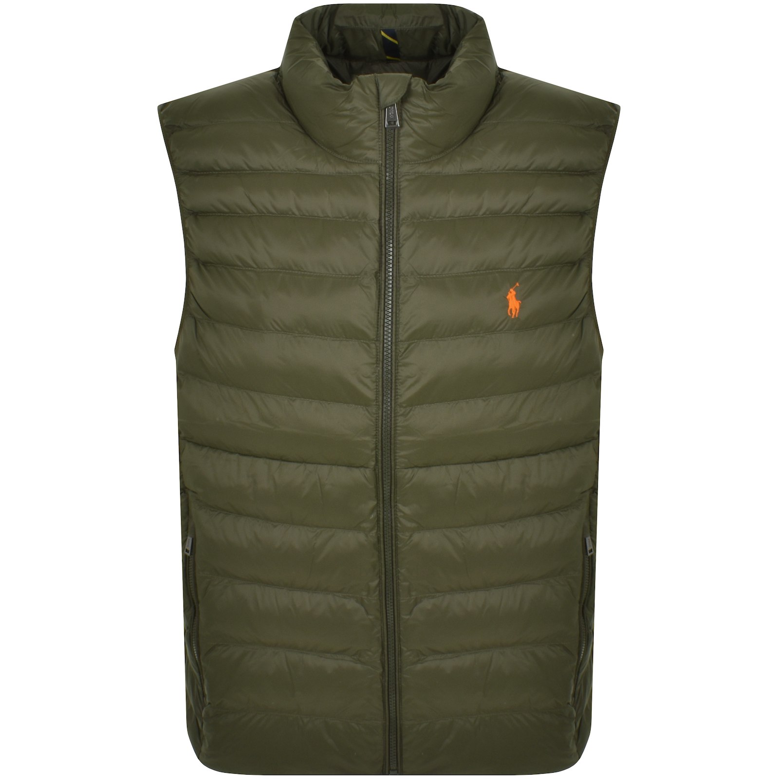 Shop Ralph Lauren Terra Gilet Green