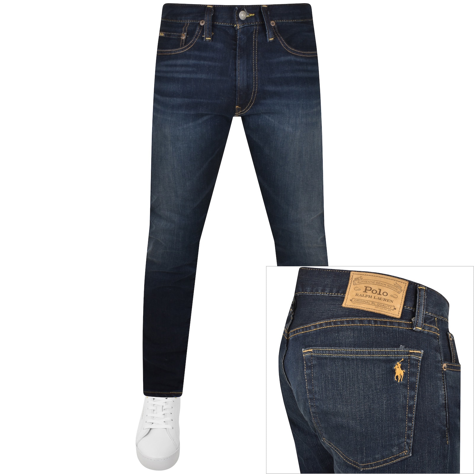 Shop Ralph Lauren Sullivan Slim Fit Jeans Navy