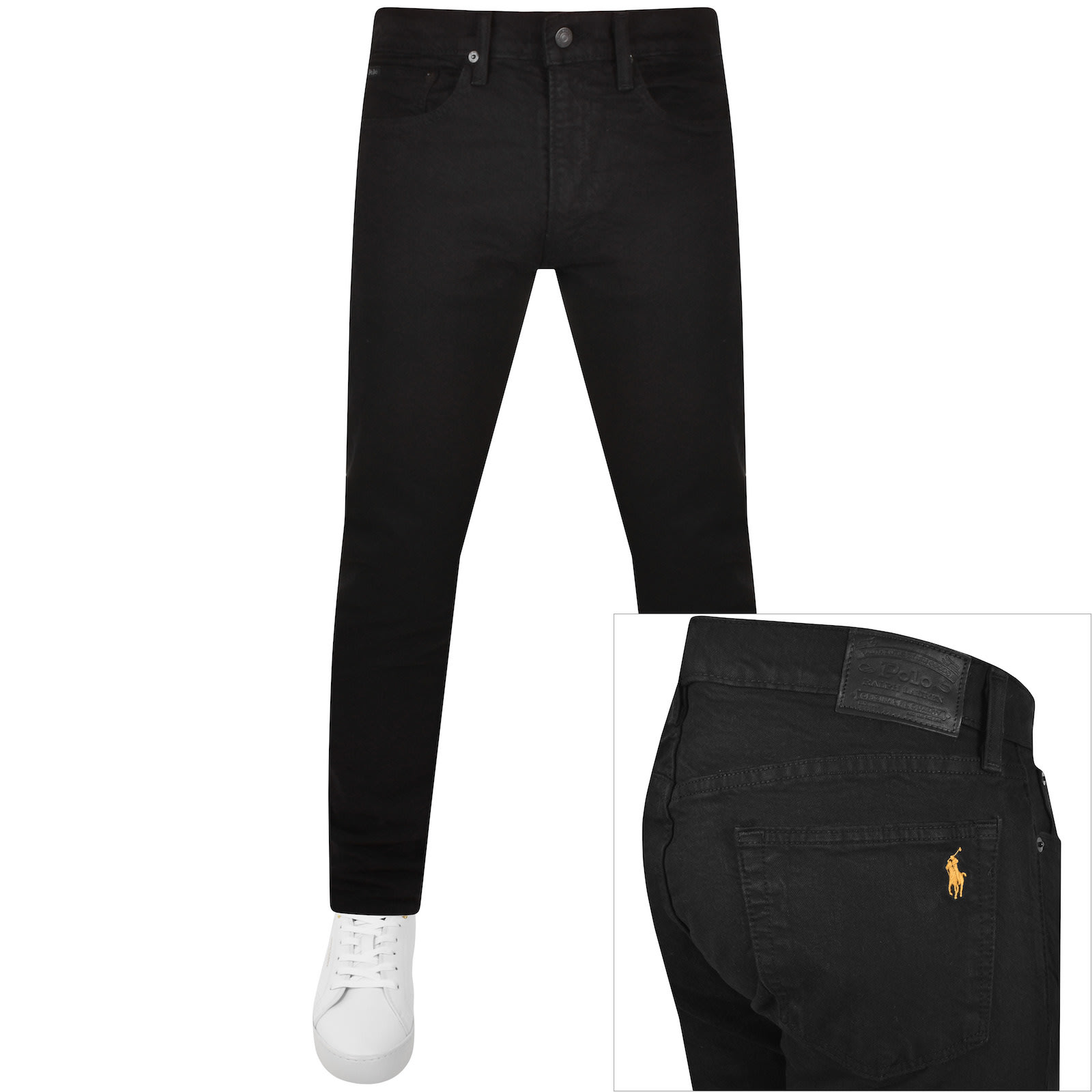 Shop Ralph Lauren Sullivan Slim Fit Jeans Black