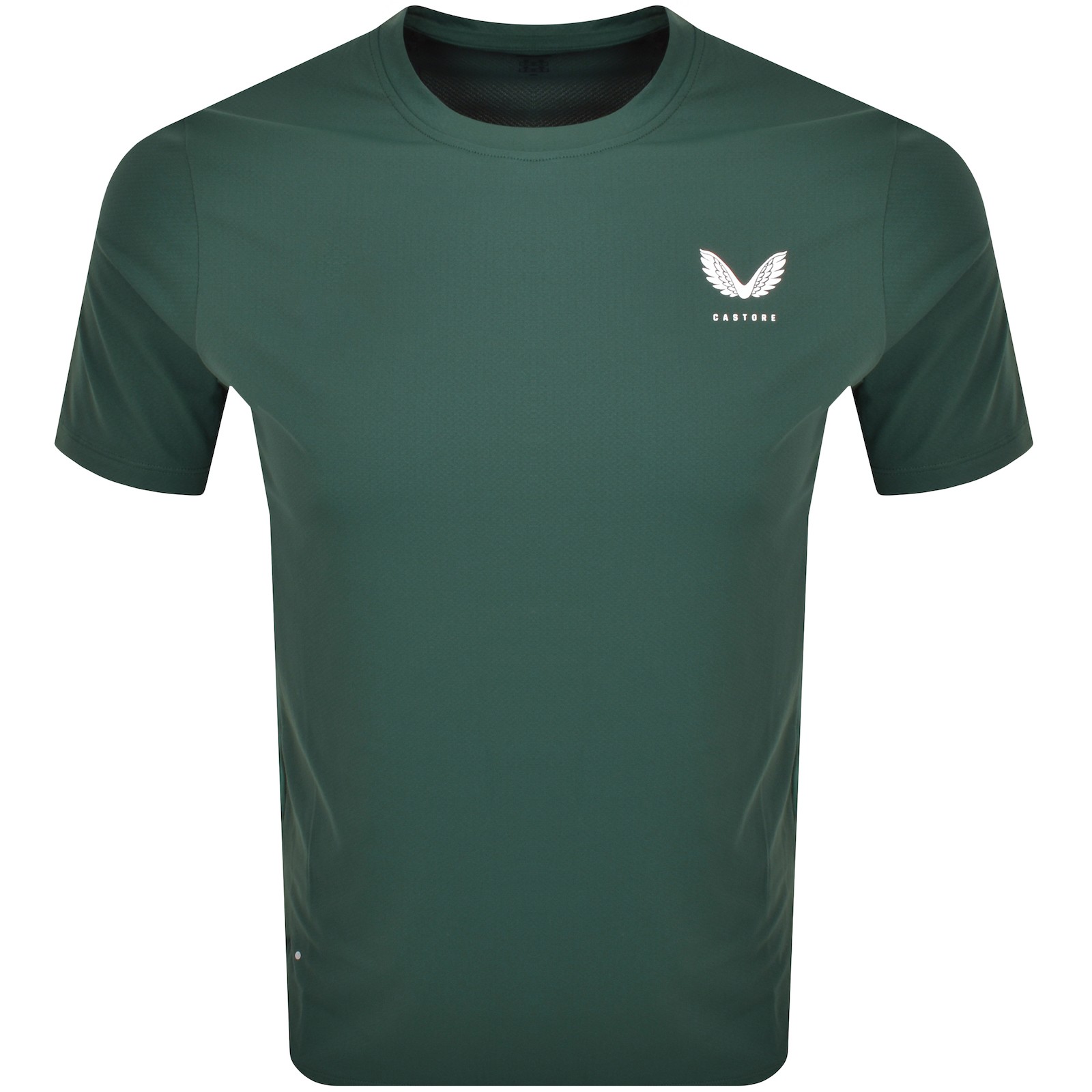 Shop Castore Performance Short Sleeve T Shirt Green