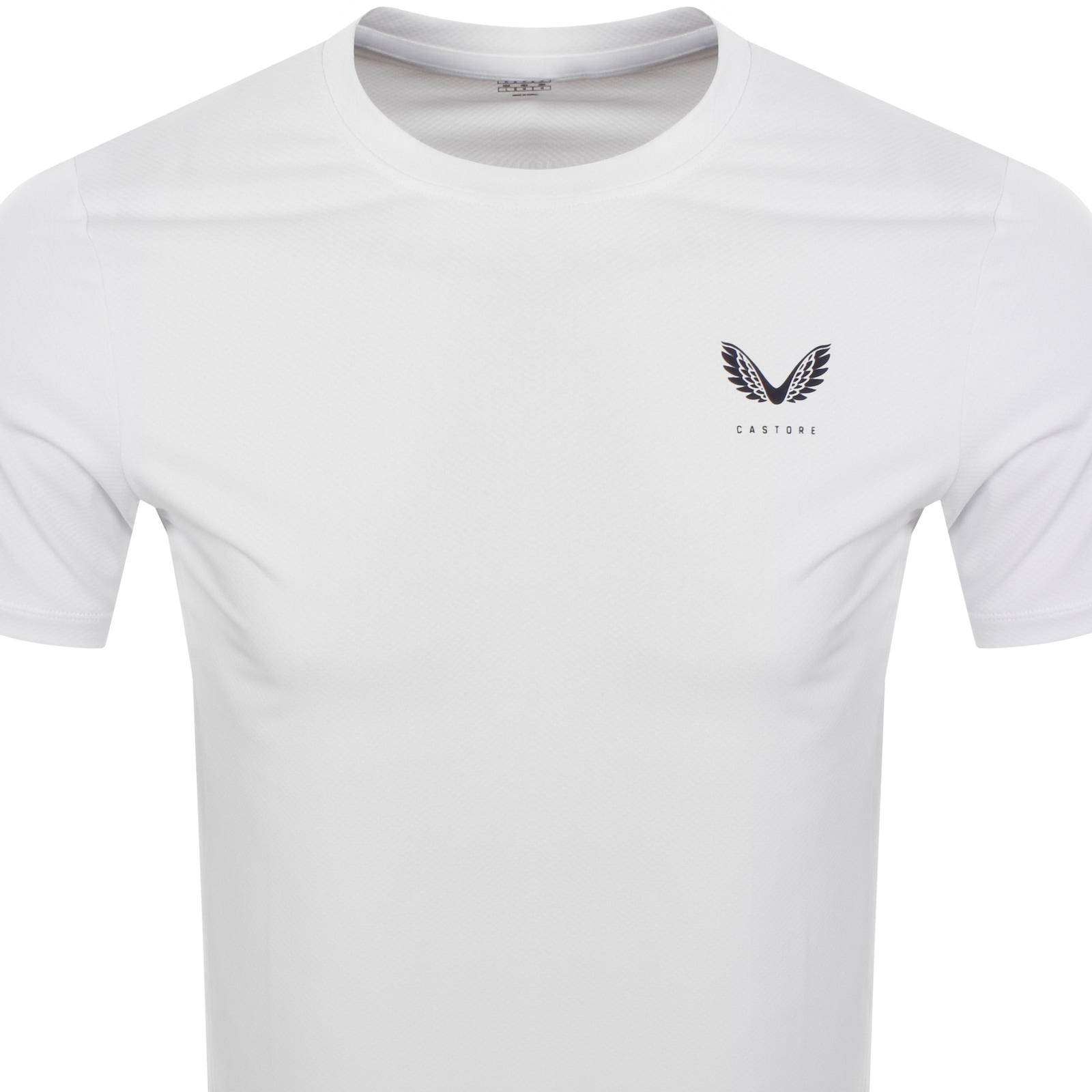 Shop Castore Performance Short Sleeve T Shirt White