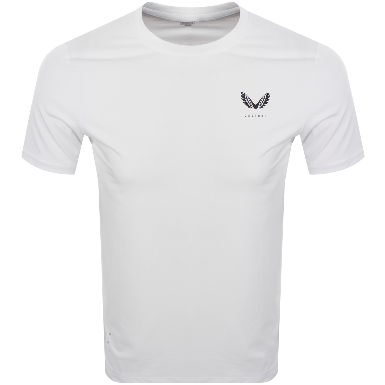 Shop Castore Performance Short Sleeve T Shirt White