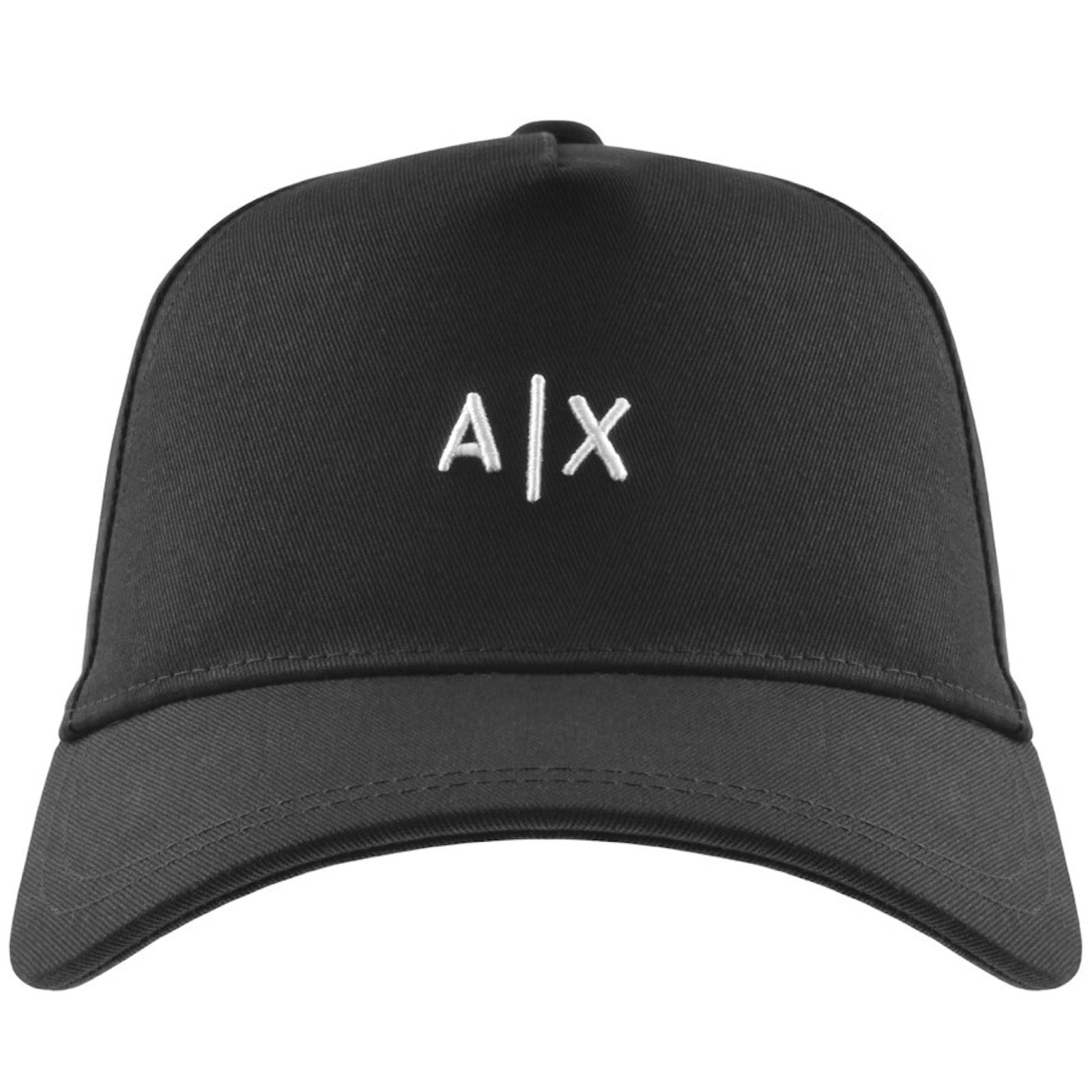 Shop Armani Exchange Logo Baseball Cap Black