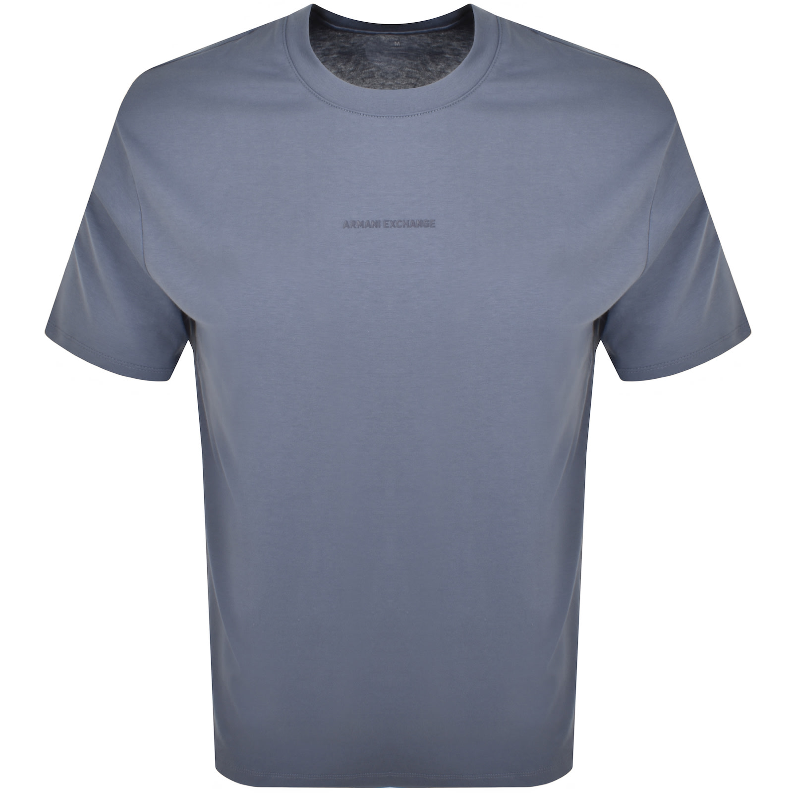 Shop Armani Exchange Logo T Shirt Blue