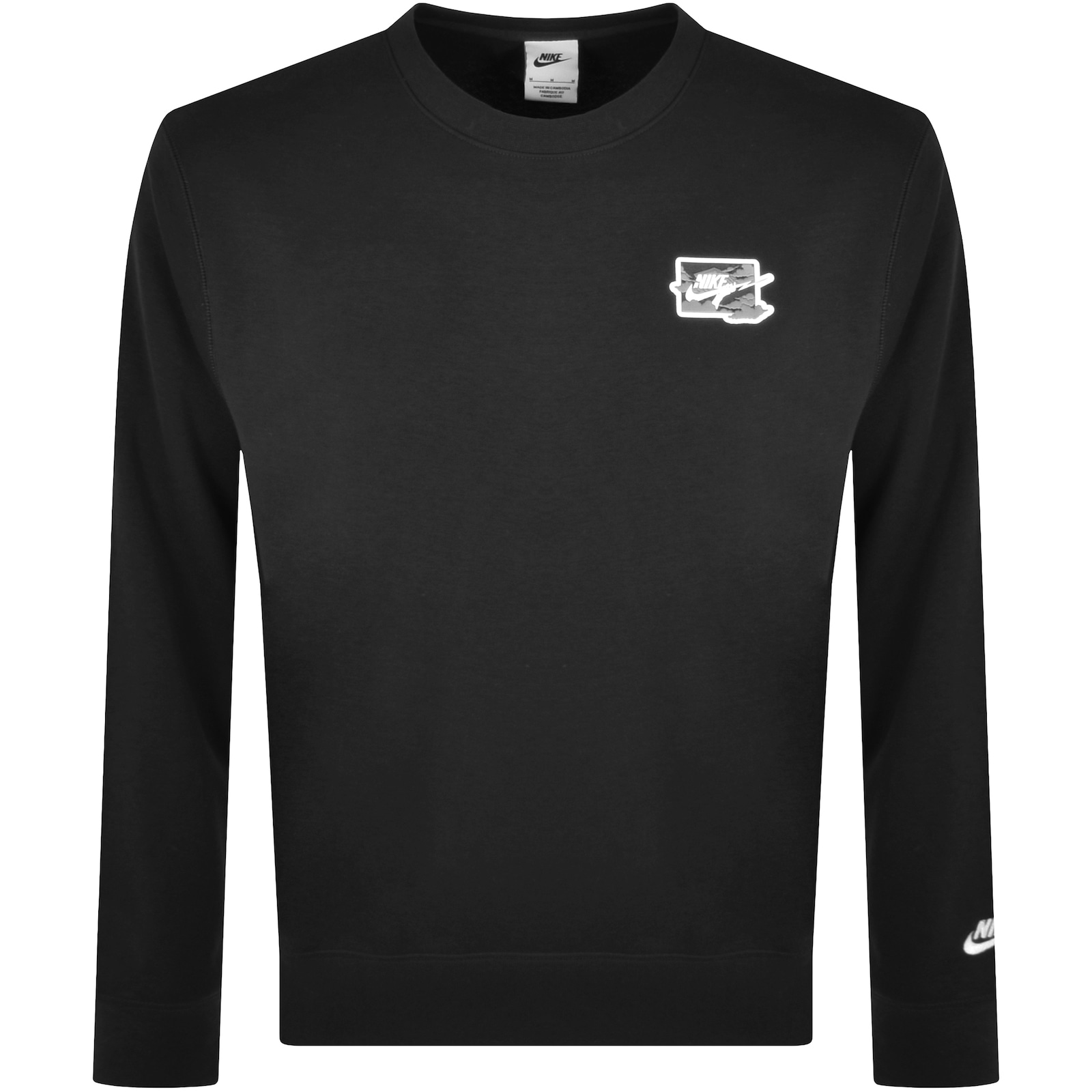 Shop Nike Logo Sweatshirt Black