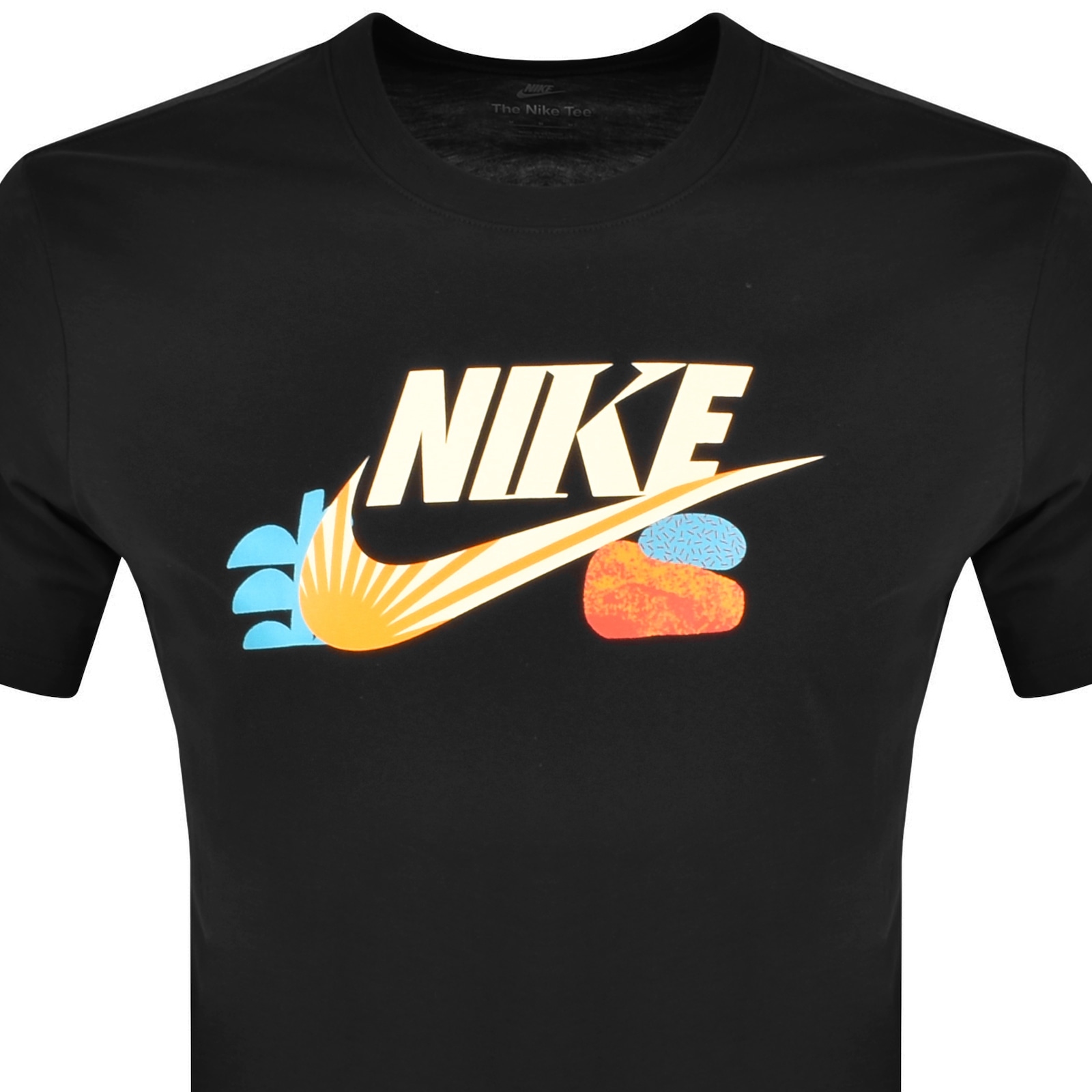 Shop Nike Logo T Shirt Black