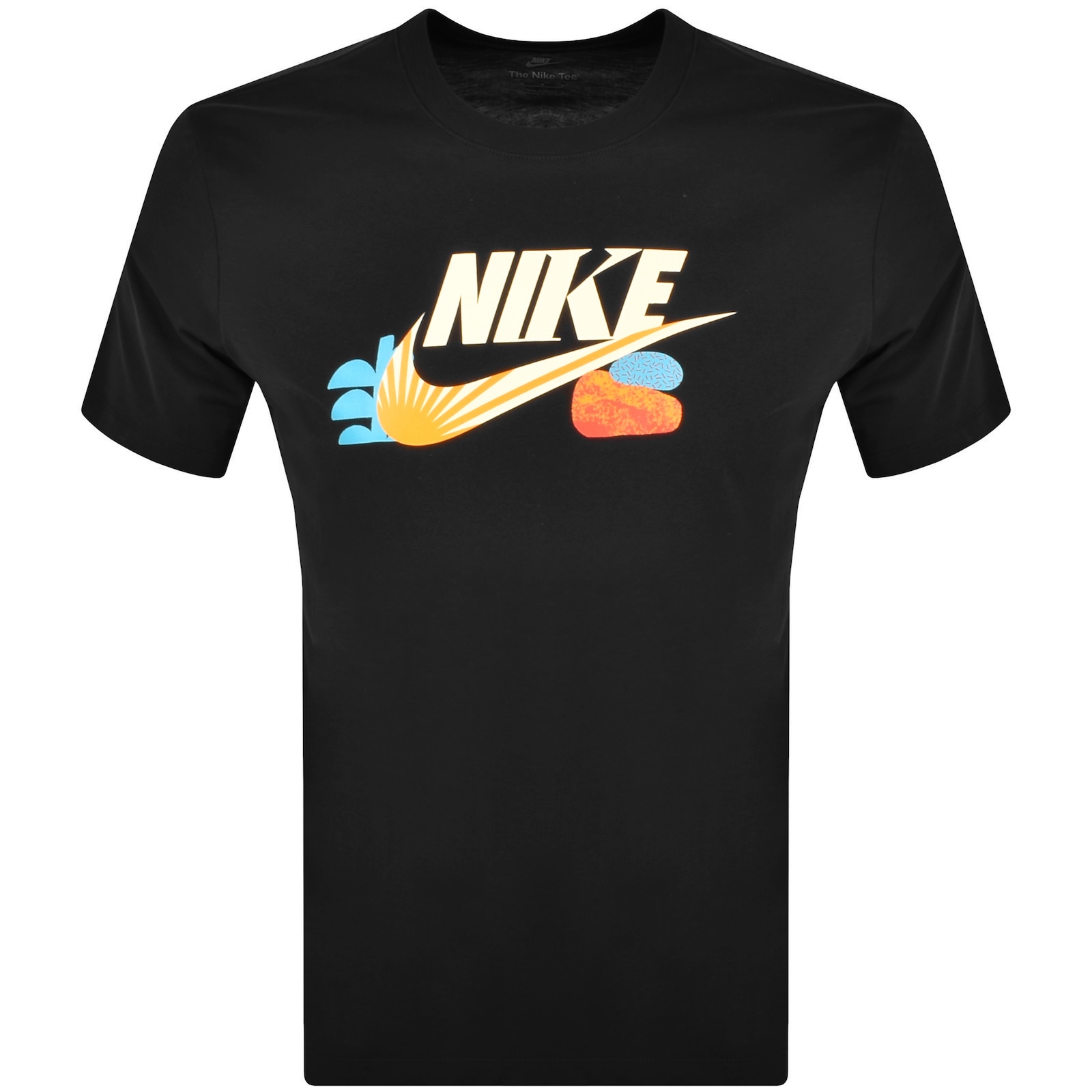 Shop Nike Logo T Shirt Black