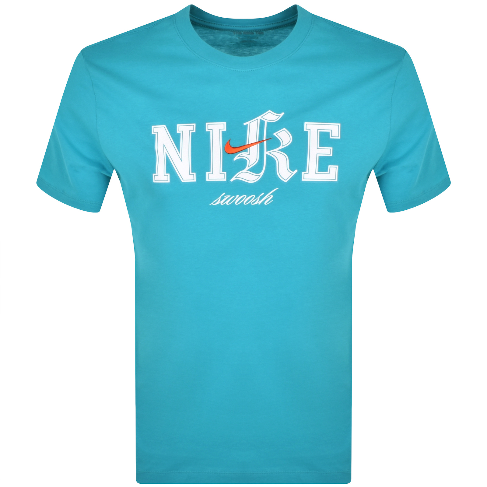 Shop Nike Logo T Shirt Blue