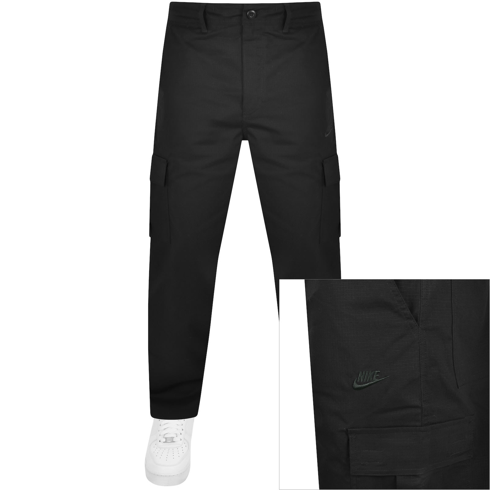 Shop Nike Cargo Trousers Black