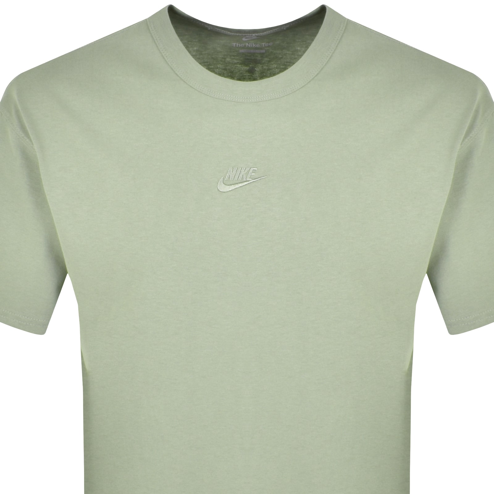 Shop Nike Crew Neck Essential T Shirt Green