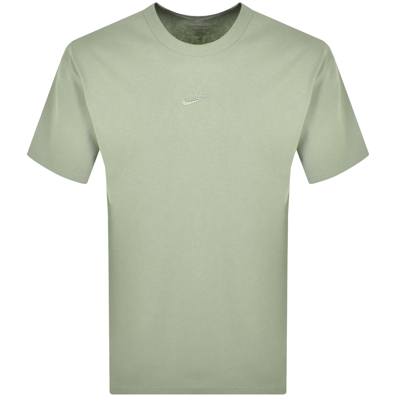 Shop Nike Crew Neck Essential T Shirt Green