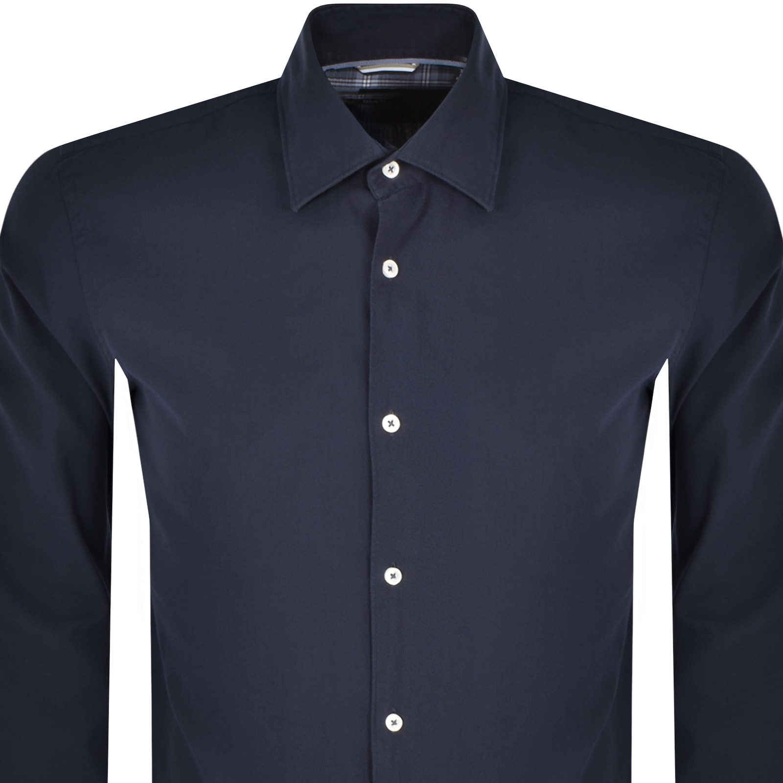 Shop Boss Business Boss C Hal Kent C4 Long Sleeved Shirt Navy