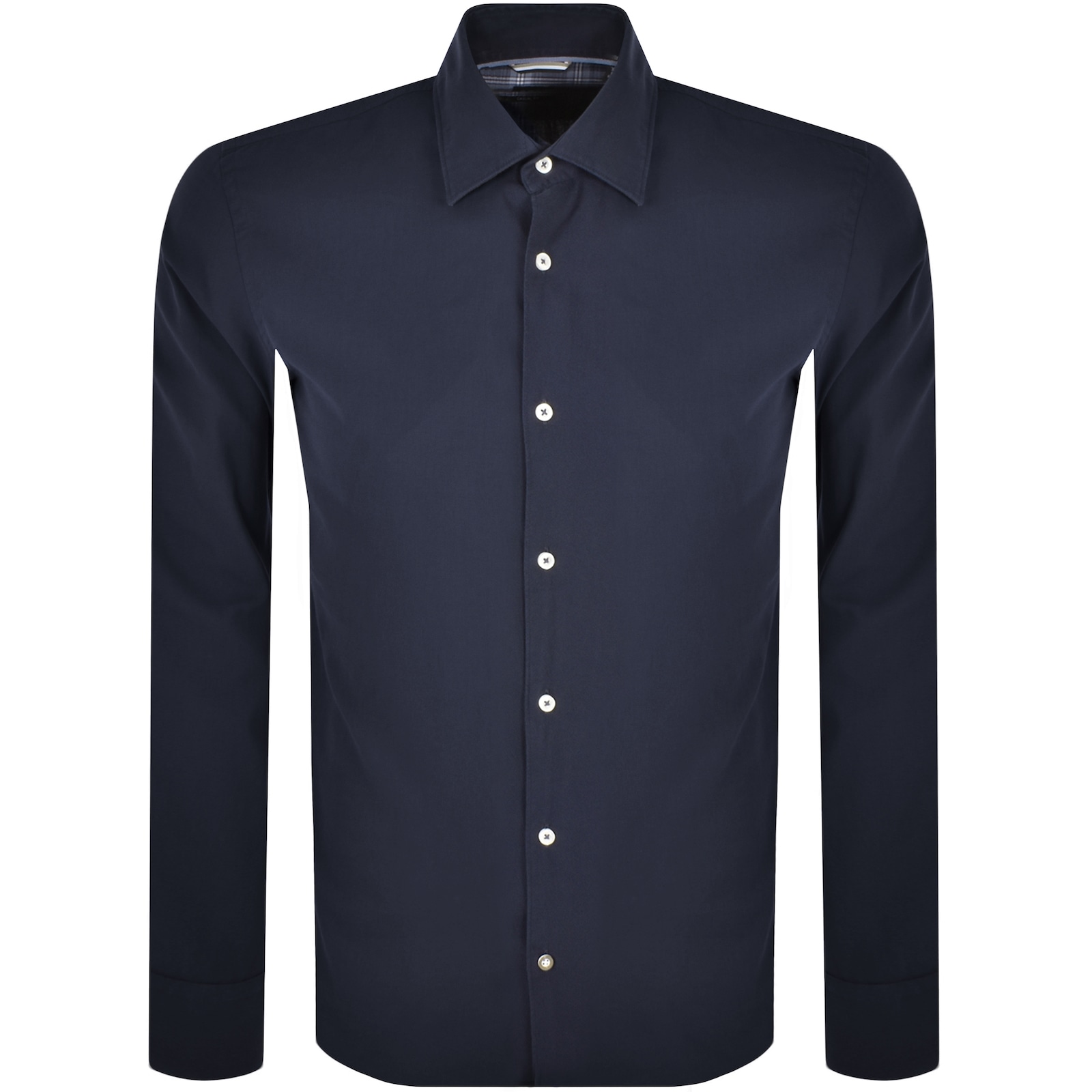 Shop Boss Business Boss C Hal Kent C4 Long Sleeved Shirt Navy